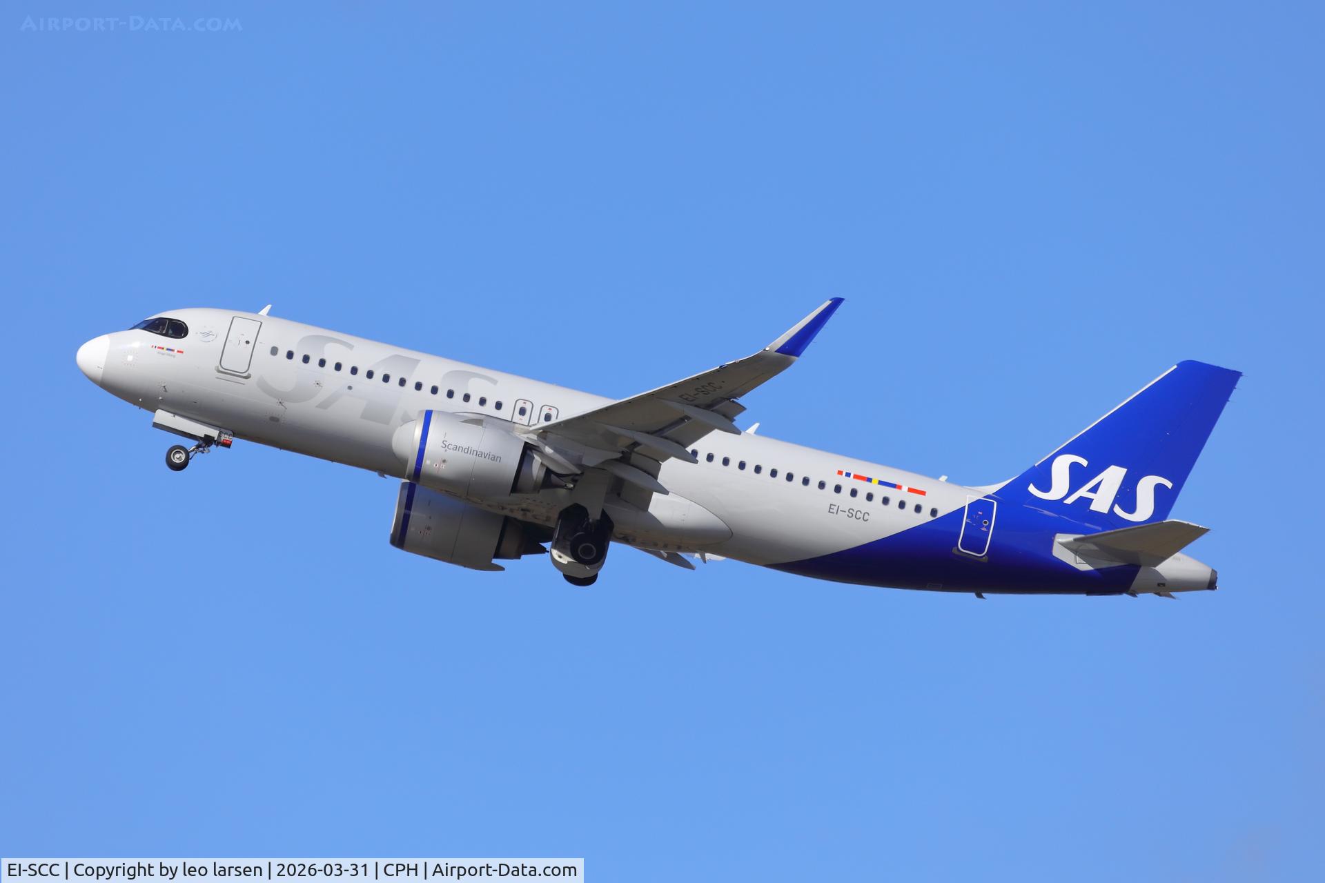 EI-SCC, 2023 Airbus A320-251N C/N 11796, Copenhagen 31.3.2026