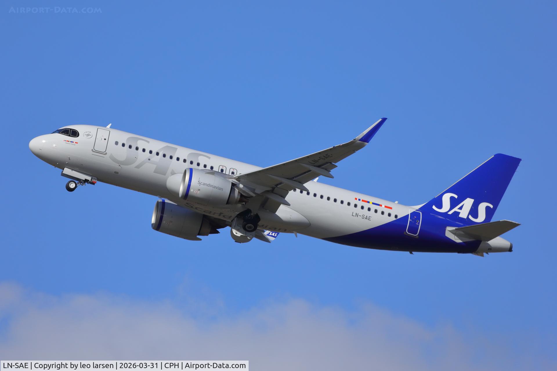 LN-SAE, 2026 Airbus A320-251N C/N 13090, Copenhagen 31.3.2026