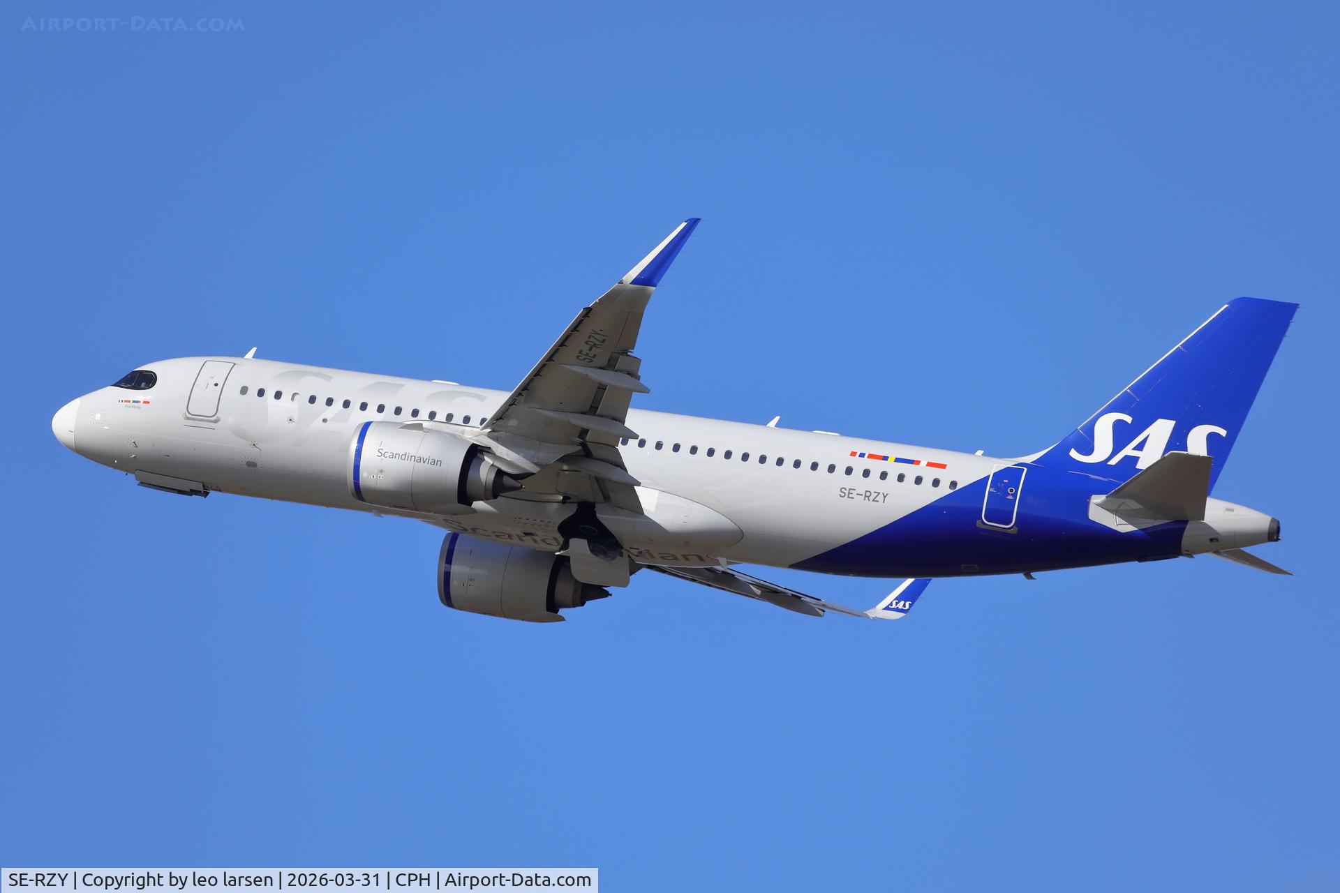 SE-RZY, 2024 Airbus A320-251N C/N 11832, Copenhagen 31.3.2026-