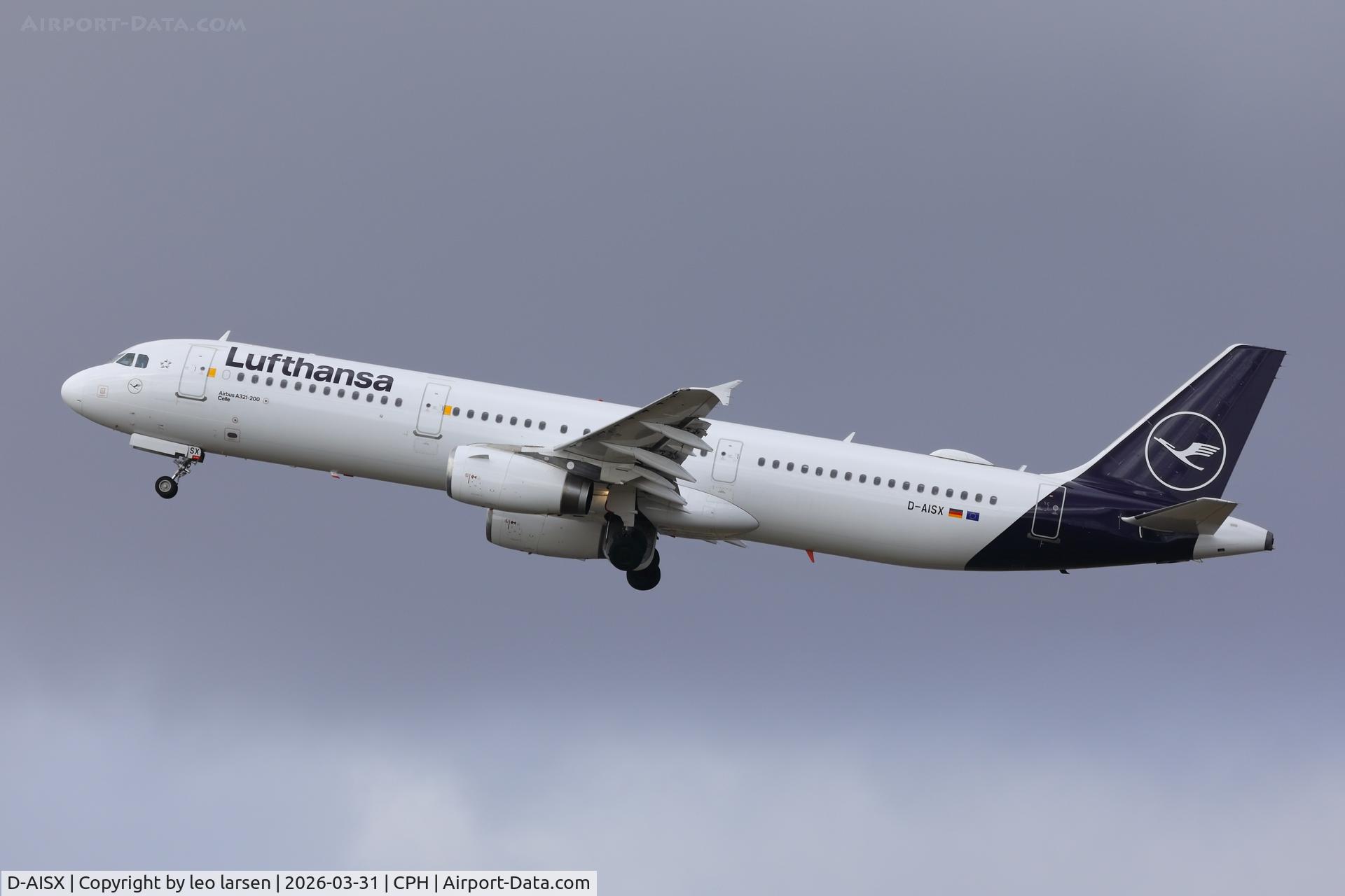 D-AISX, 2009 Airbus A321-231 C/N 4073, Copenhagen 31.3.2026-
