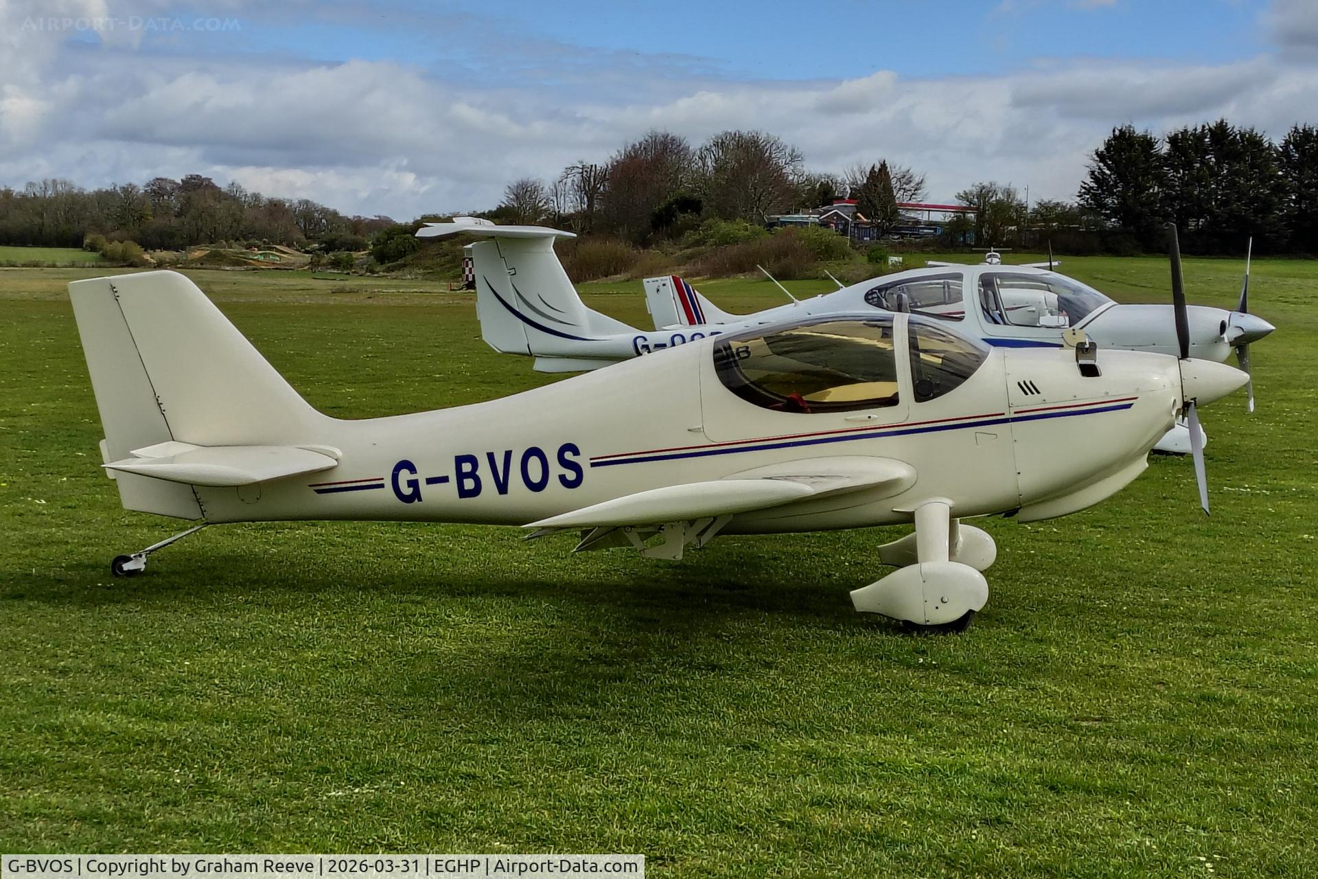 G-BVOS, 1988 Europa Tri-Gear C/N PFA 247-12562, Parked at Popham.