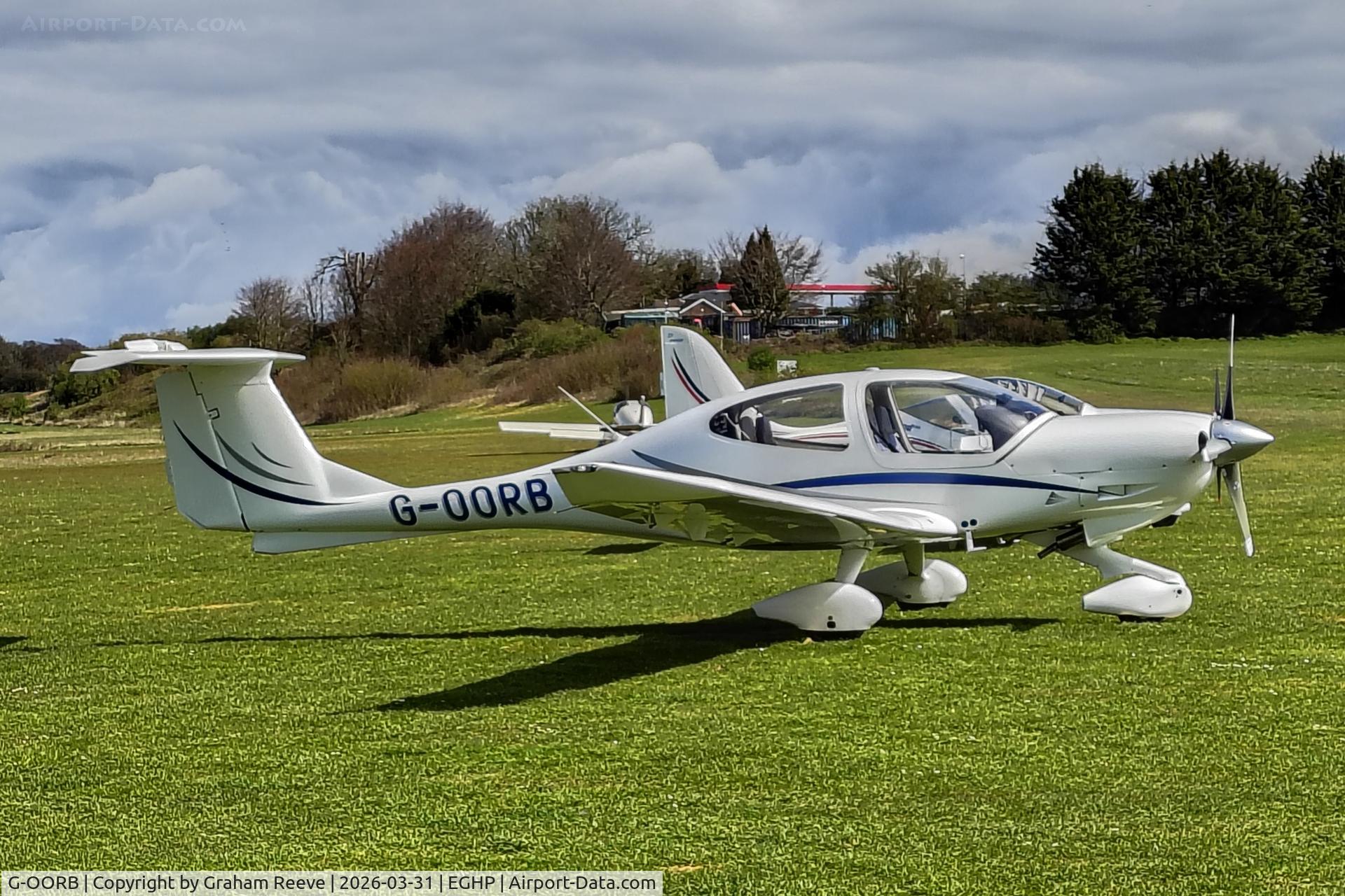 G-OORB, 2004 Diamond DA-40D Diamond Star C/N D4.084, Parked at Popham.