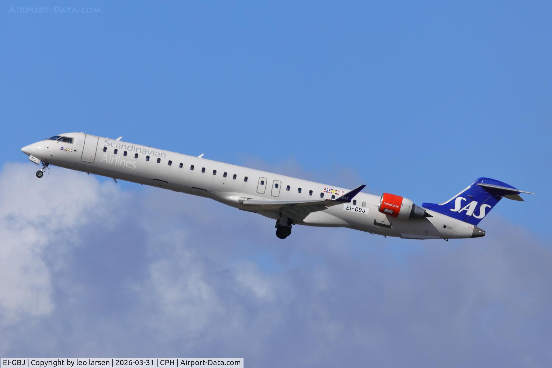 EI-GBJ, 2008 Bombardier CRJ-900LR (CL-600-2D24) C/N 15206, Copenhagen 31.3.2026