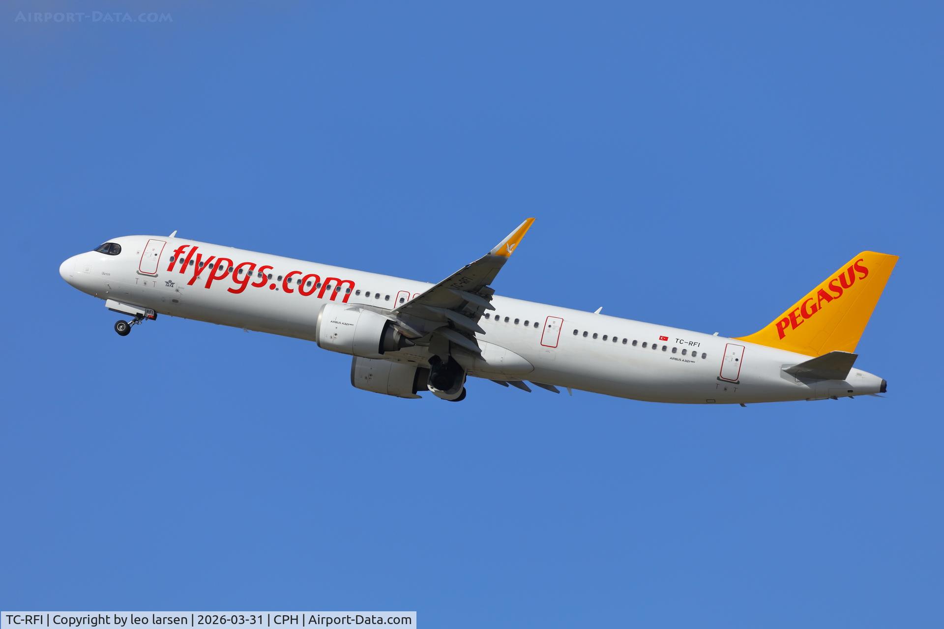 TC-RFI, 2024 Airbus A321-251NX C/N 12047, Copenhagen 31.3.2026