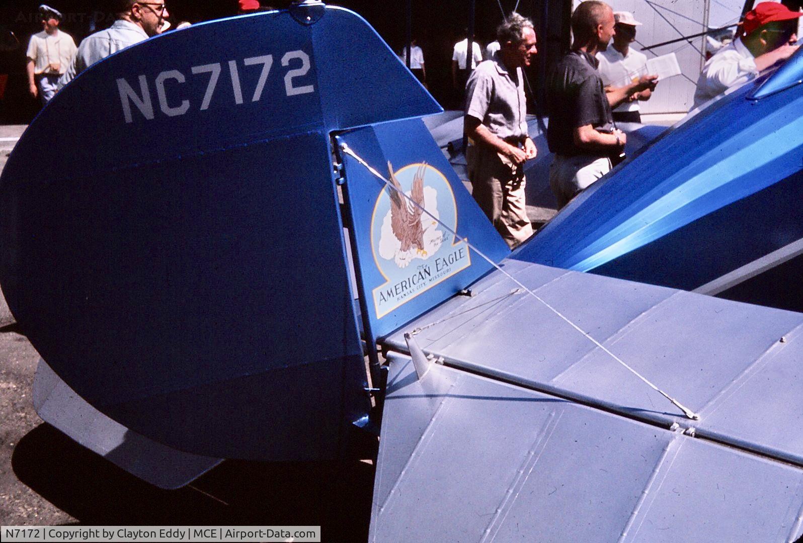 N7172, 1918 American Eagle 101 C/N 283, Merced airport 1963
