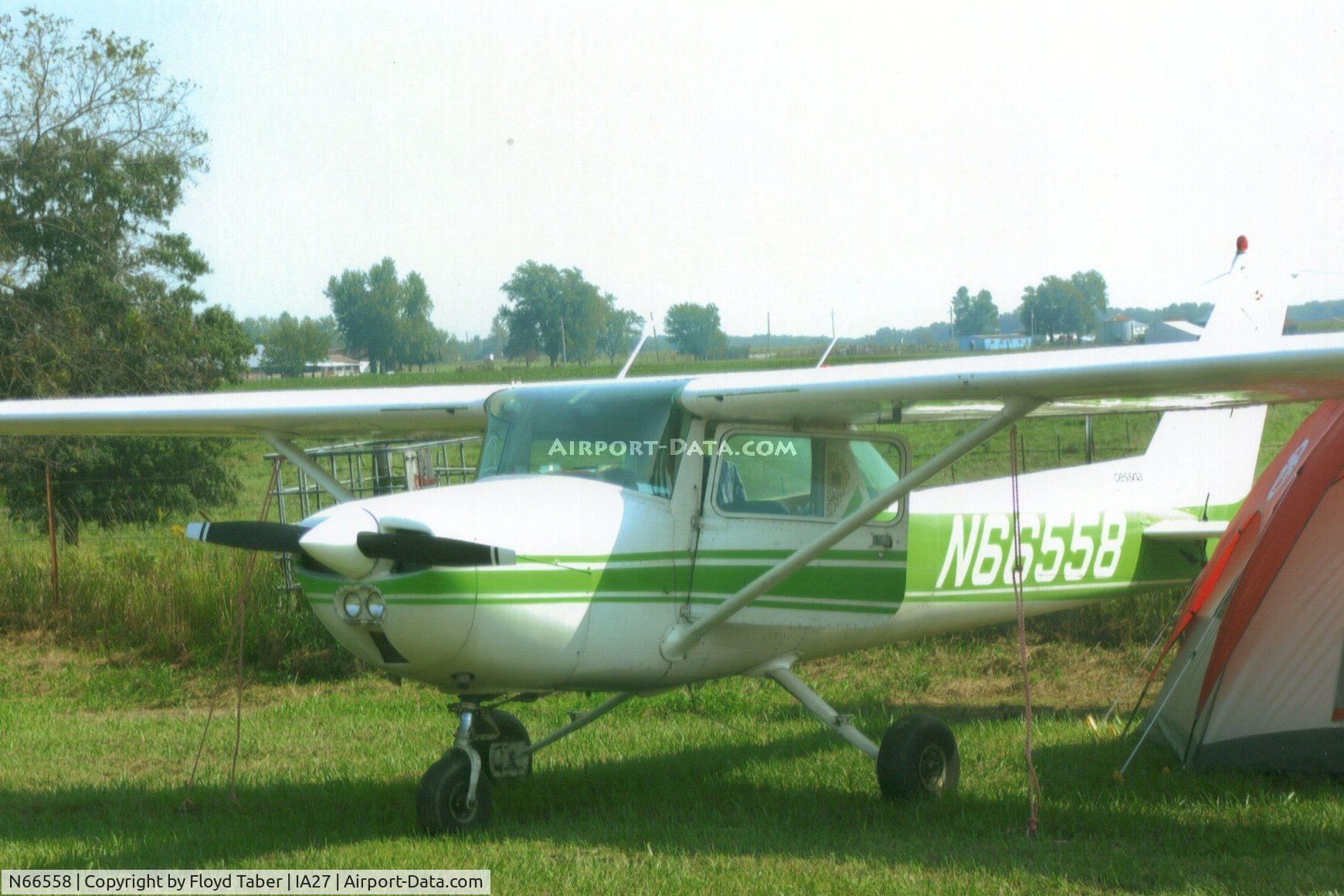 N66558, 1975 Cessna 150M C/N 15076122, Blakesburg Iowa