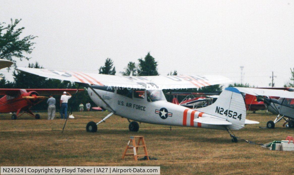 N24524, 1957 Cessna L-19E Bird Dog C/N 24524, Blakesburg Antique Fly In
