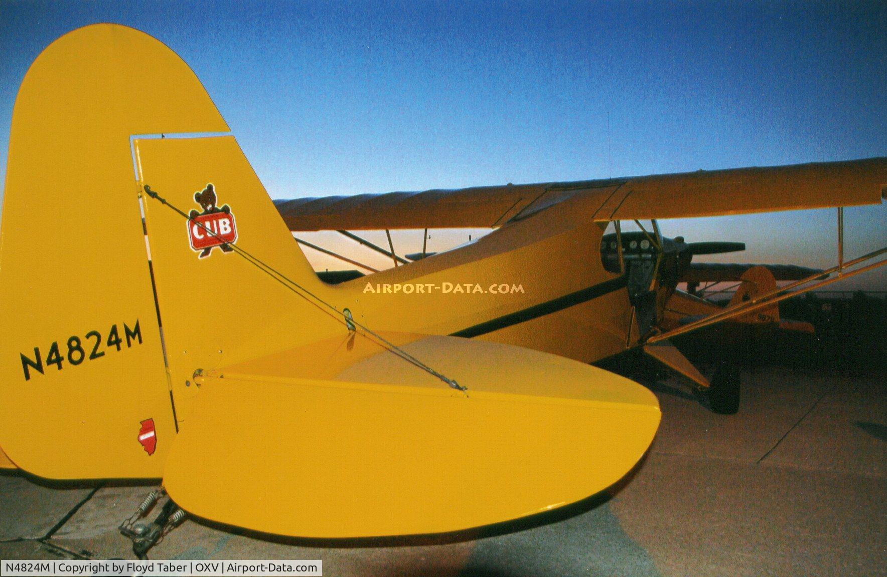N4824M, 1947 Piper PA-11 Cub Special C/N 11-358, Ramp Photo