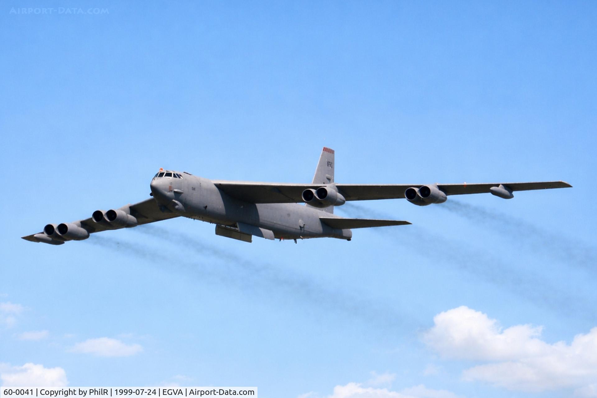 60-0041, 1960 Boeing B-52H Stratofortress C/N 464406, 60-0041 1960 Boeing B-52H USAF RIAT 
