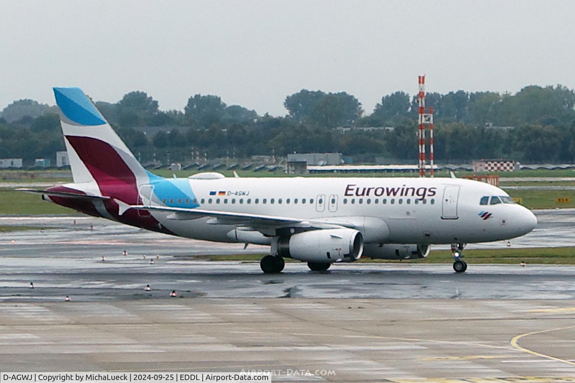 D-AGWJ, 2008 Airbus A319-132 C/N 3375, At Düsseldorf Lohausen