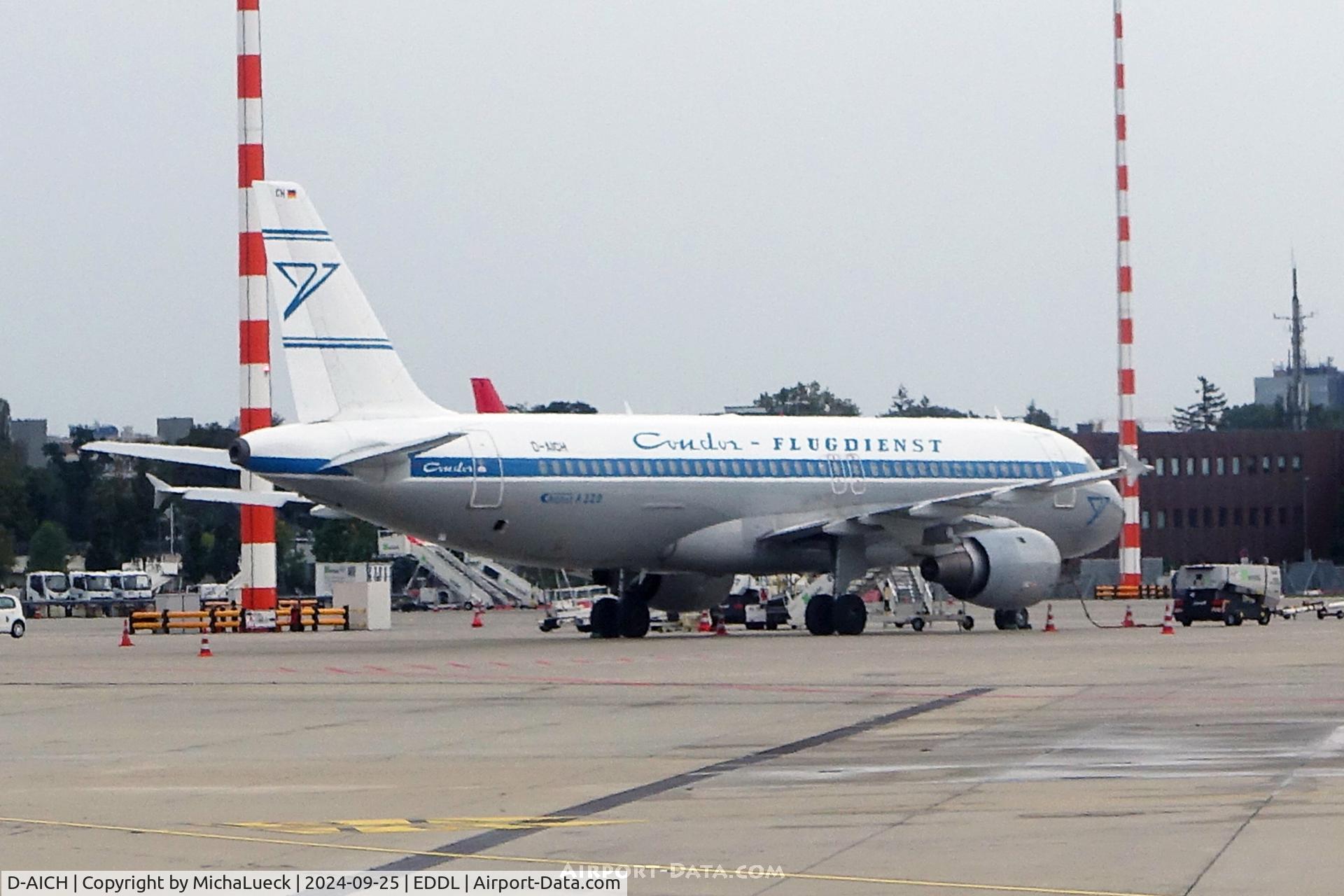 D-AICH, 1999 Airbus A320-212 C/N 0971, Retro paint scheme