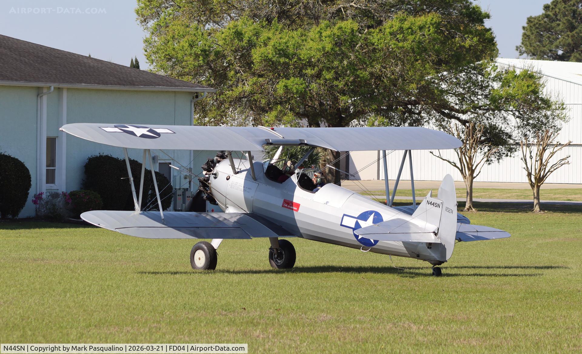 N44SN, 1941 Boeing A75N1(PT17) C/N 75-2763, Stearman