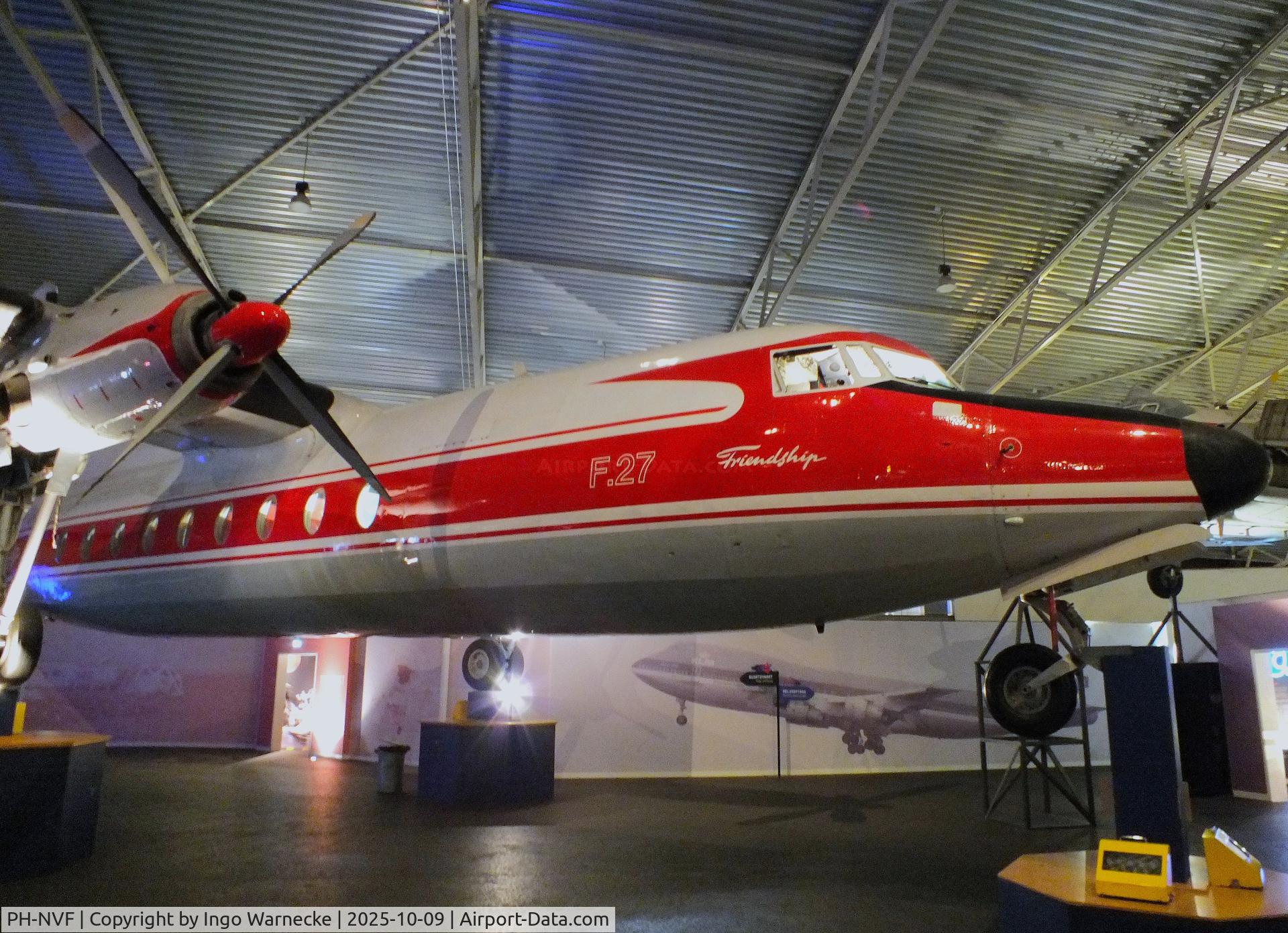 PH-NVF, 1958 Fokker F.27-100 Friendship C/N 10102, Fokker F27-100 Friendship second prototype at the Aviodrome, Lelystad