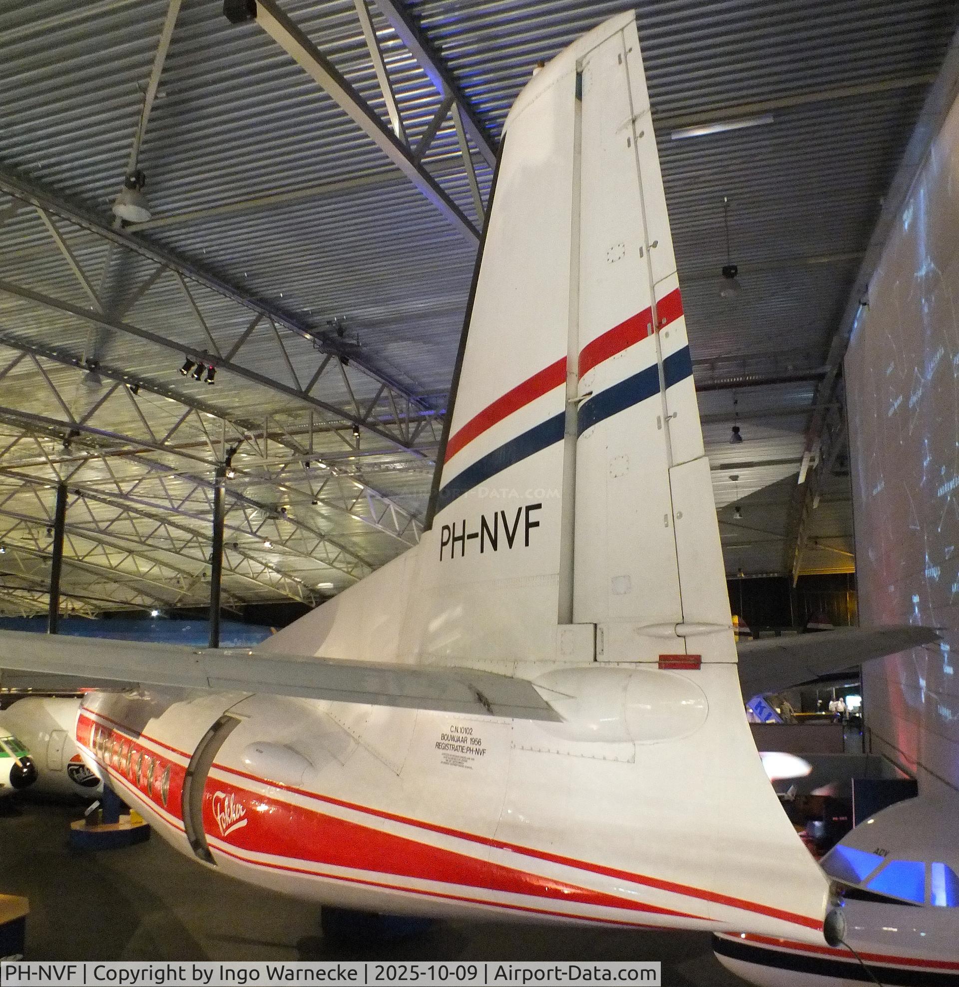 PH-NVF, 1958 Fokker F.27-100 Friendship C/N 10102, Fokker F27-100 Friendship second prototype at the Aviodrome, Lelystad