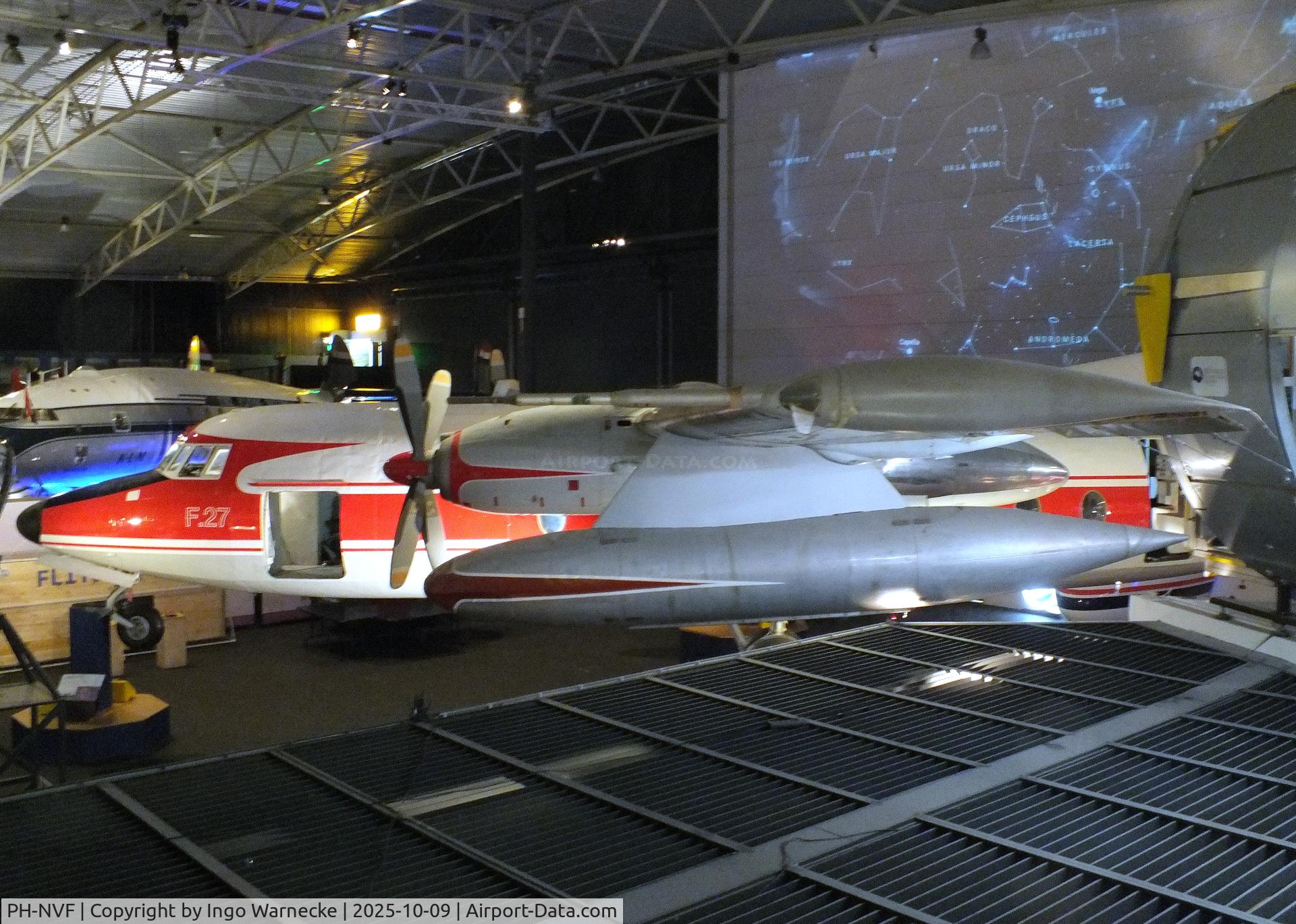 PH-NVF, 1958 Fokker F.27-100 Friendship C/N 10102, Fokker F27-100 Friendship second prototype at the Aviodrome, Lelystad