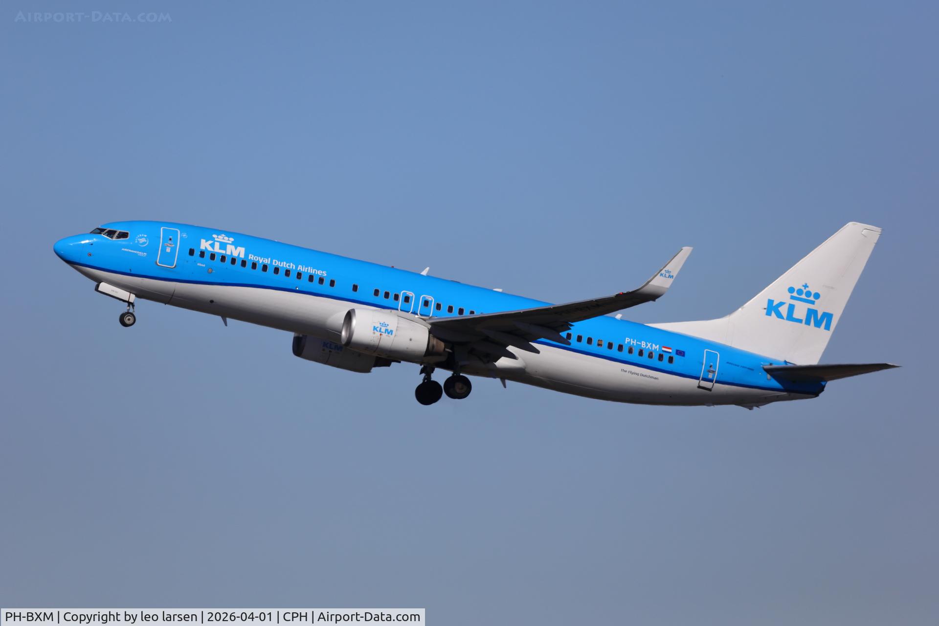 PH-BXM, 2000 Boeing 737-8K2 C/N 30355, Copenhagen 1.4.2026