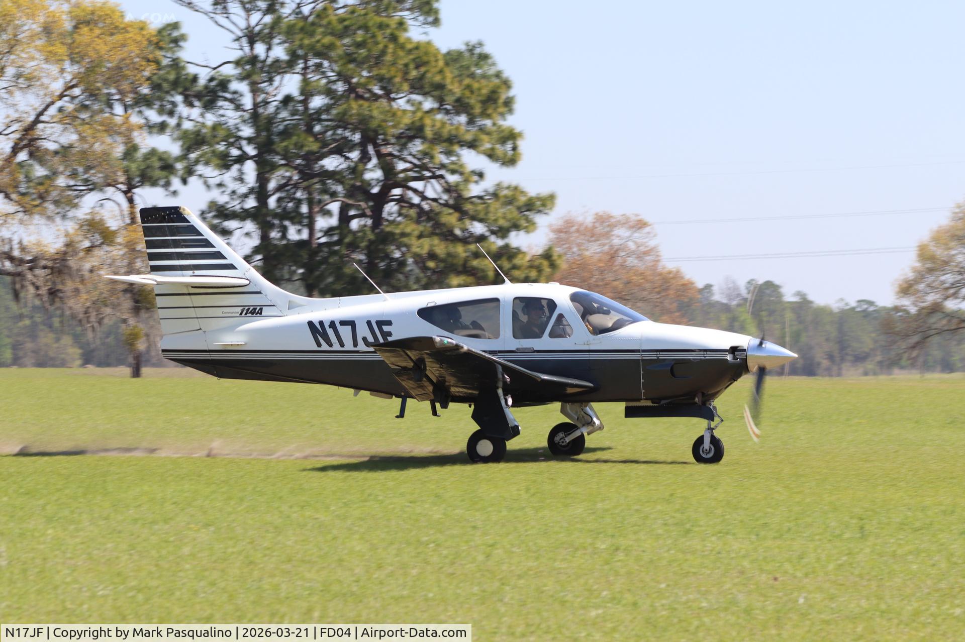 N17JF, 1979 Rockwell International 114A Commander C/N 14503, Rockwell 114A