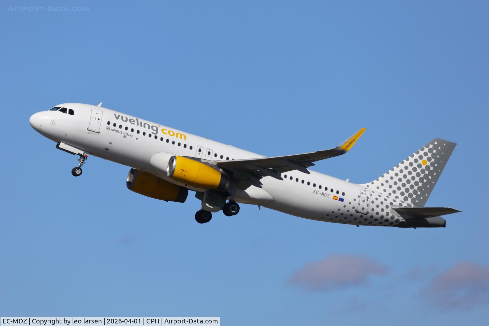 EC-MDZ, 2014 Airbus A320-232 C/N 6377, Copenhagen 1.4.2026