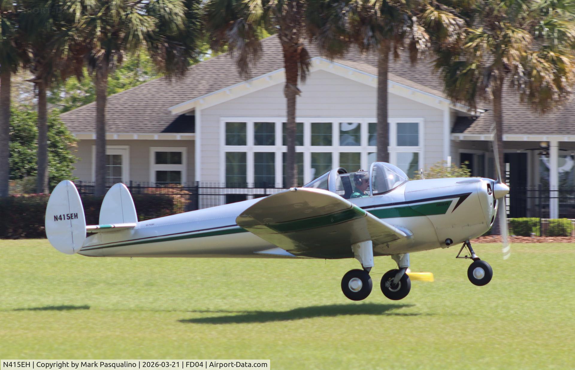 N415EH, 1946 Erco 415C Ercoupe C/N 3883, Ercoupe 415C