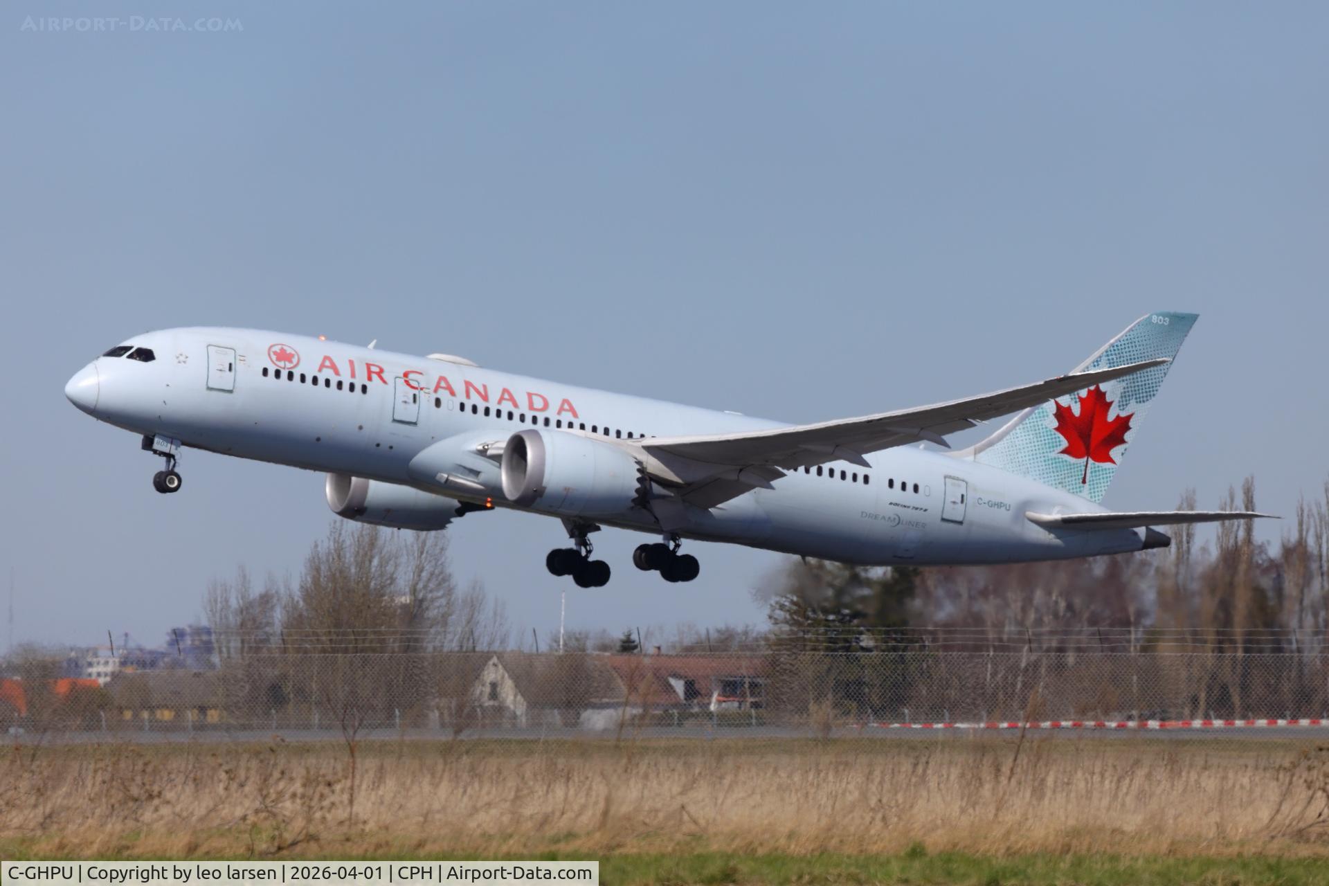 C-GHPU, 2014 Boeing 787-8 Dreamliner C/N 35259, Copenhagen 1.4.2026