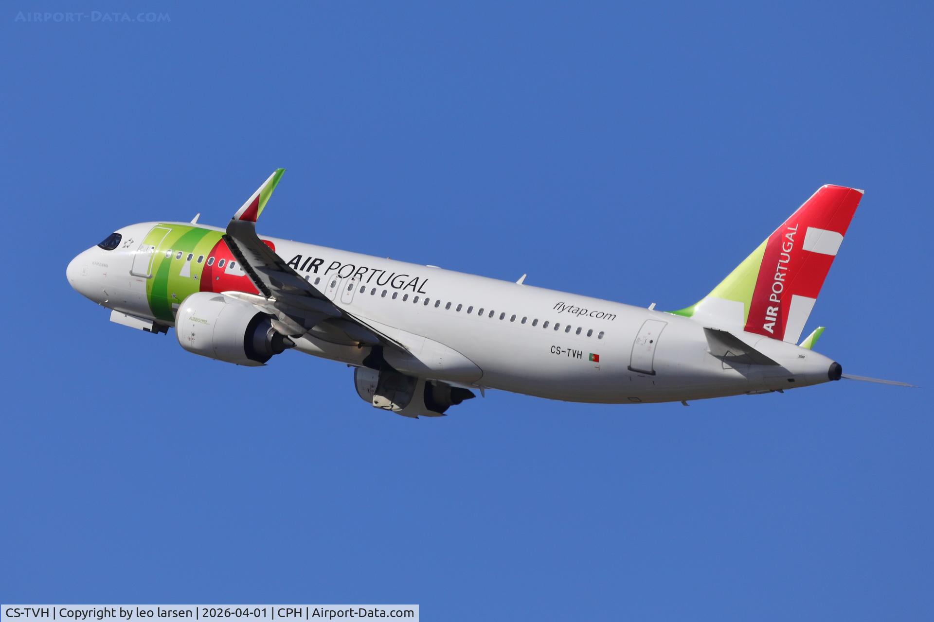 CS-TVH, 2020 Airbus A320-251N C/N 10033, Copenhagen 1.4.2026