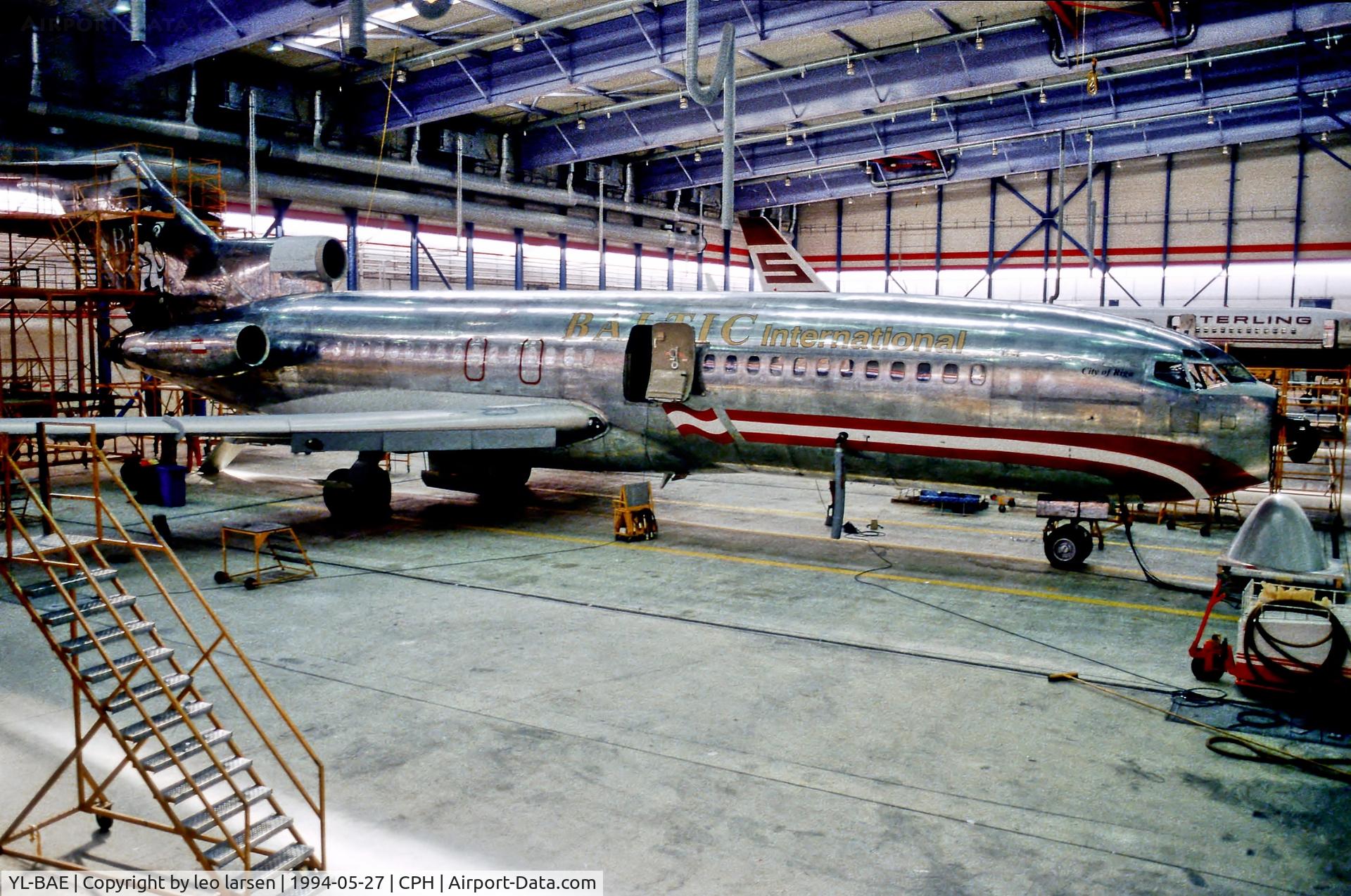 YL-BAE, 1965 Boeing 727-23 C/N 18900, Copenhagen 27.5.1994