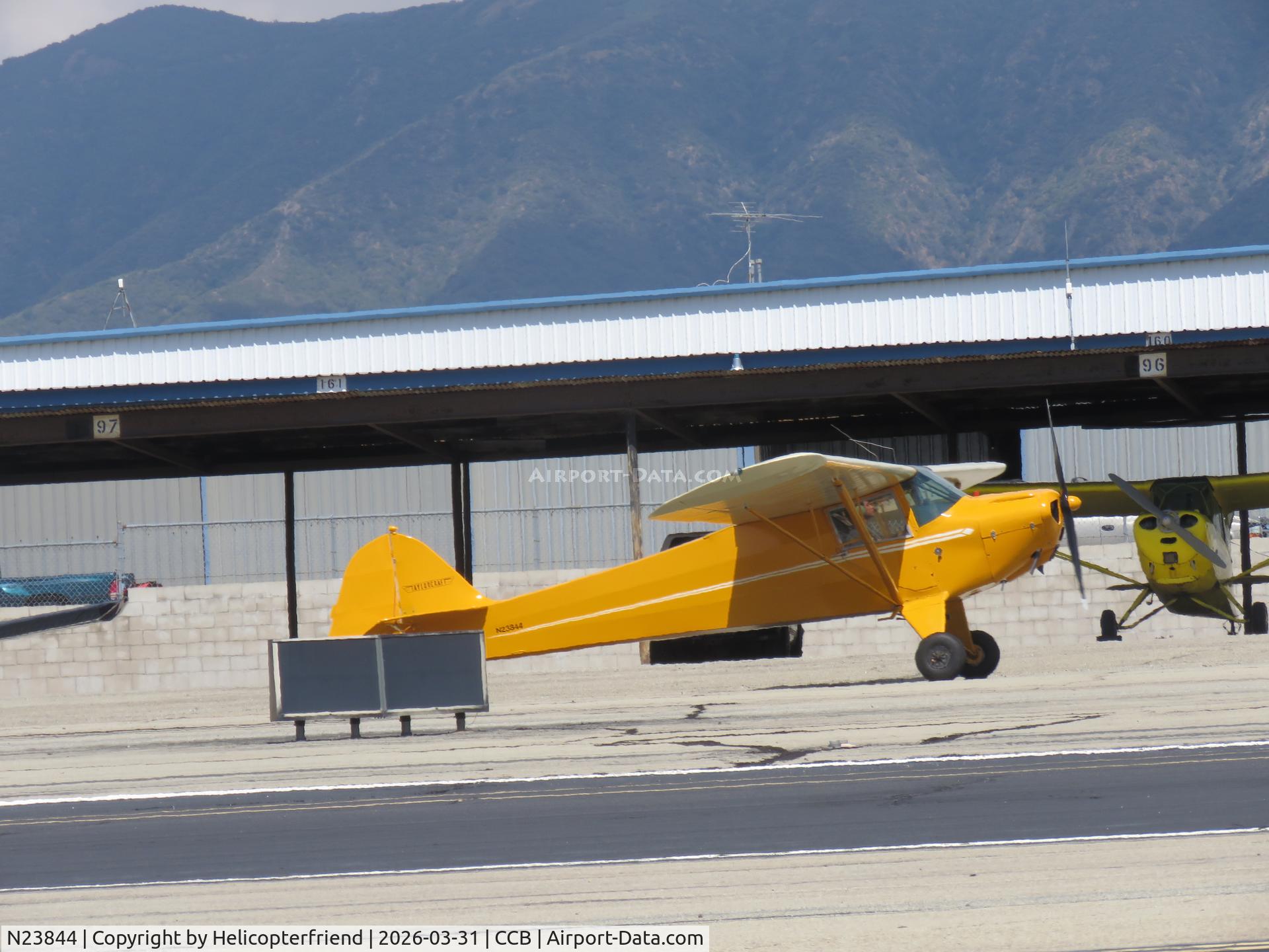 N23844, 1939 Taylorcraft BL-65 (L-2F) C/N 1480, On taxiway November