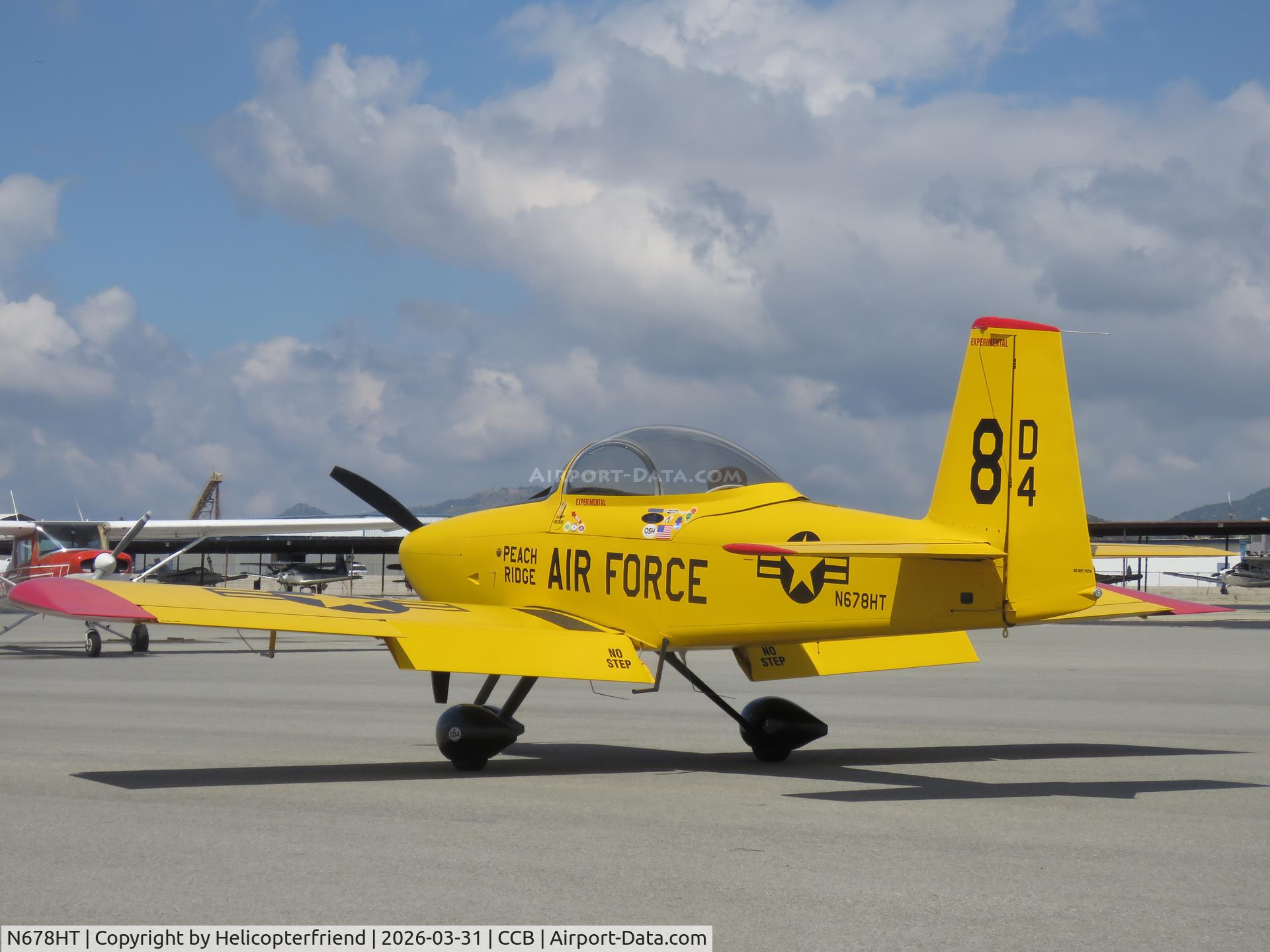 N678HT, 2021 Vans RV-8A C/N 82430, Parked in transit parking
