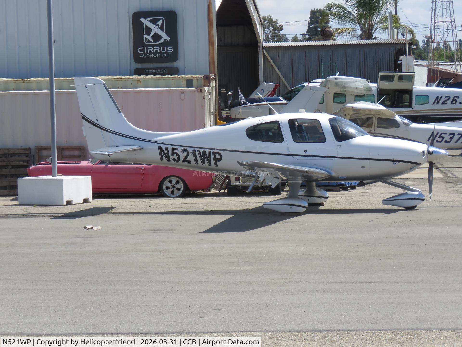 N521WP, 2011 Cirrus SR22T-G3 GTS Aerista C/N 0247, Parked near the Cirrus shop