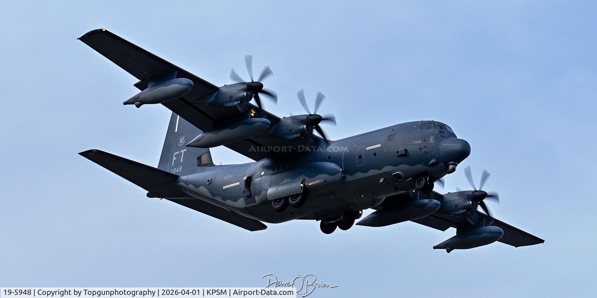 19-5948, 2020 Lockheed Martin HC-130J Hercules C/N 382-5948, 71st RQS	Moody AFB, GA