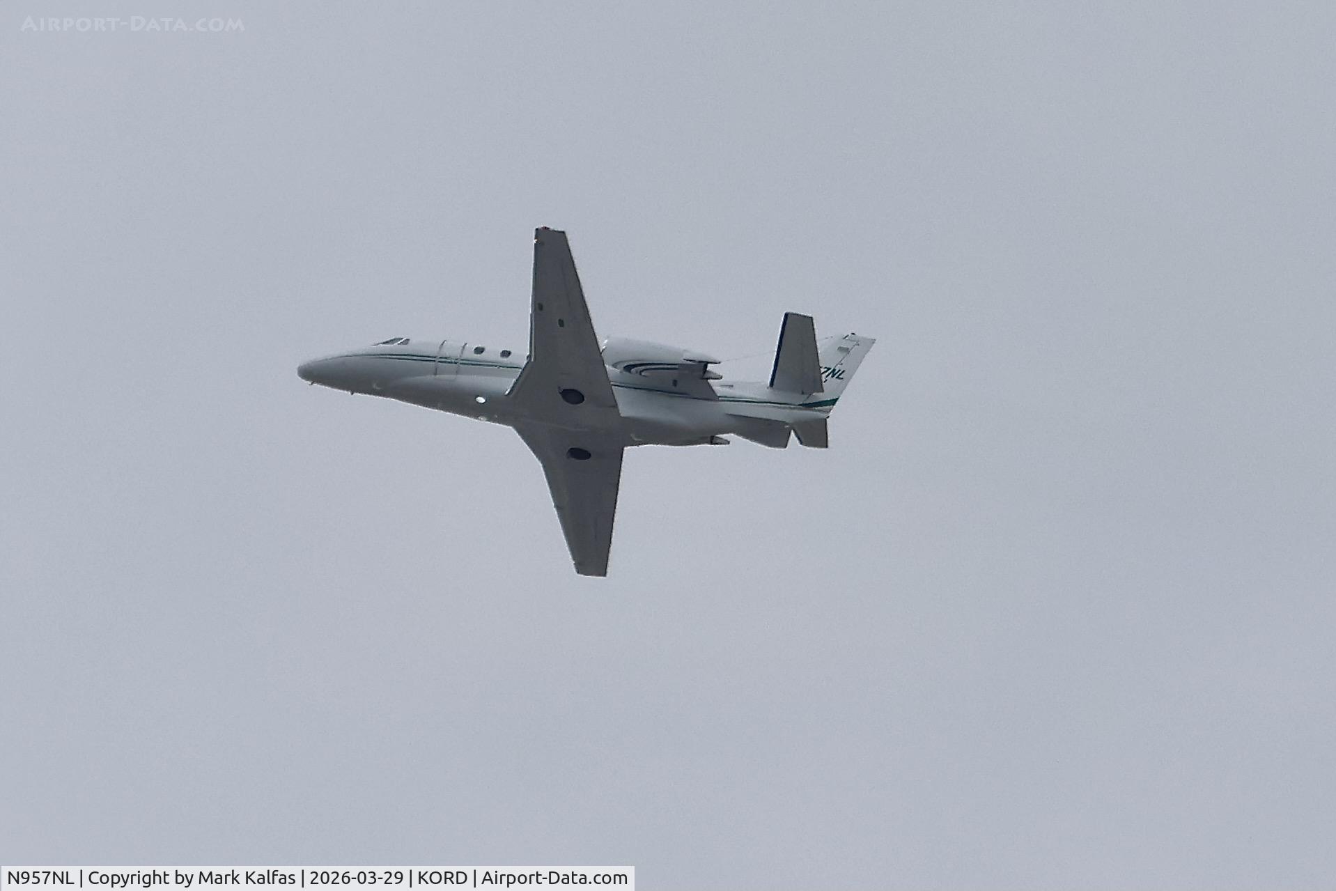 N957NL, 2017 Cessna 560XL C/N 560-5223, C56X RIM 4 GROUP LLC Cessna 560XL N957NL departing 27L KORD