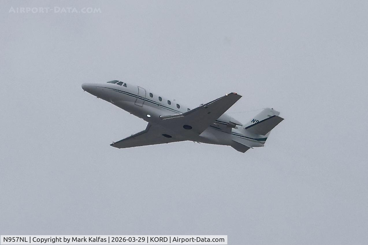 N957NL, 2017 Cessna 560XL C/N 560-5223, C56X RIM 4 GROUP LLC Cessna 560XL N957NL departing 27L KORD
