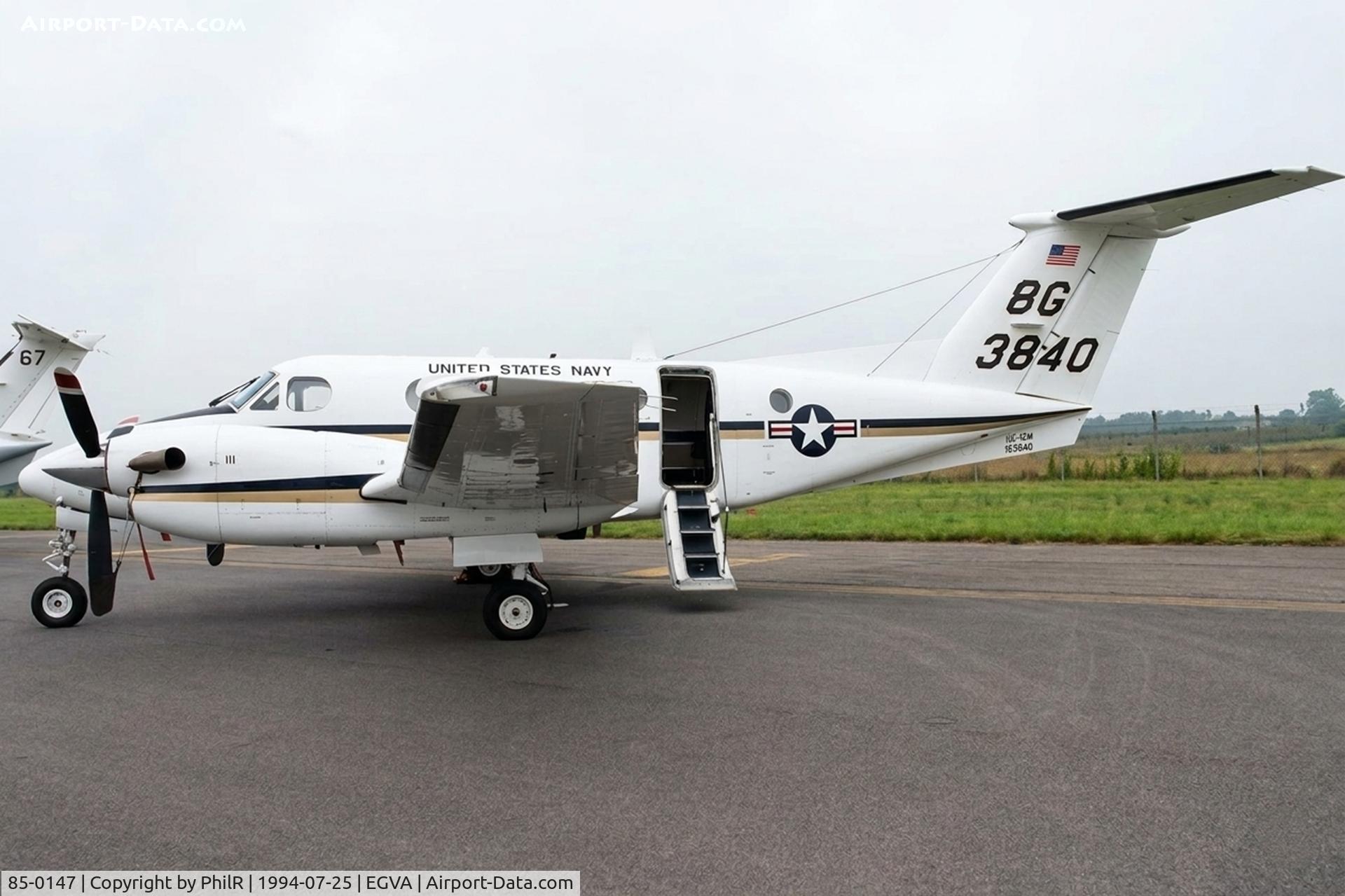 85-0147, 1984 Beech RC-12K Huron C/N FE-001, 85-0147 1985 Beech RC-12K Huron US Army IAT 