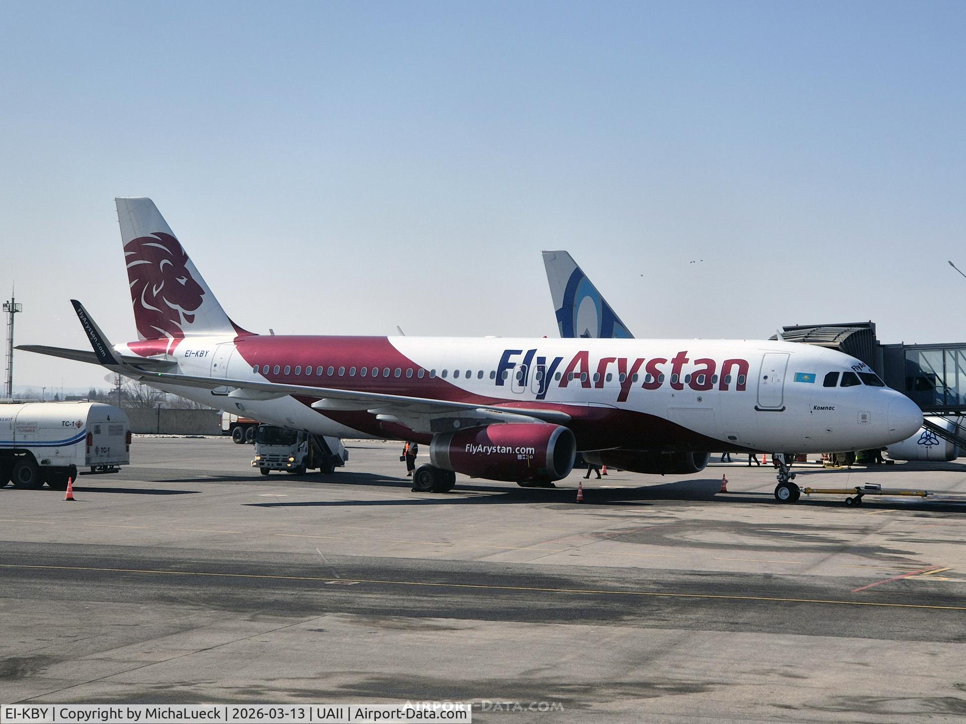 EI-KBY, 2015 Airbus A320-232 C/N 6559, At Shymkent