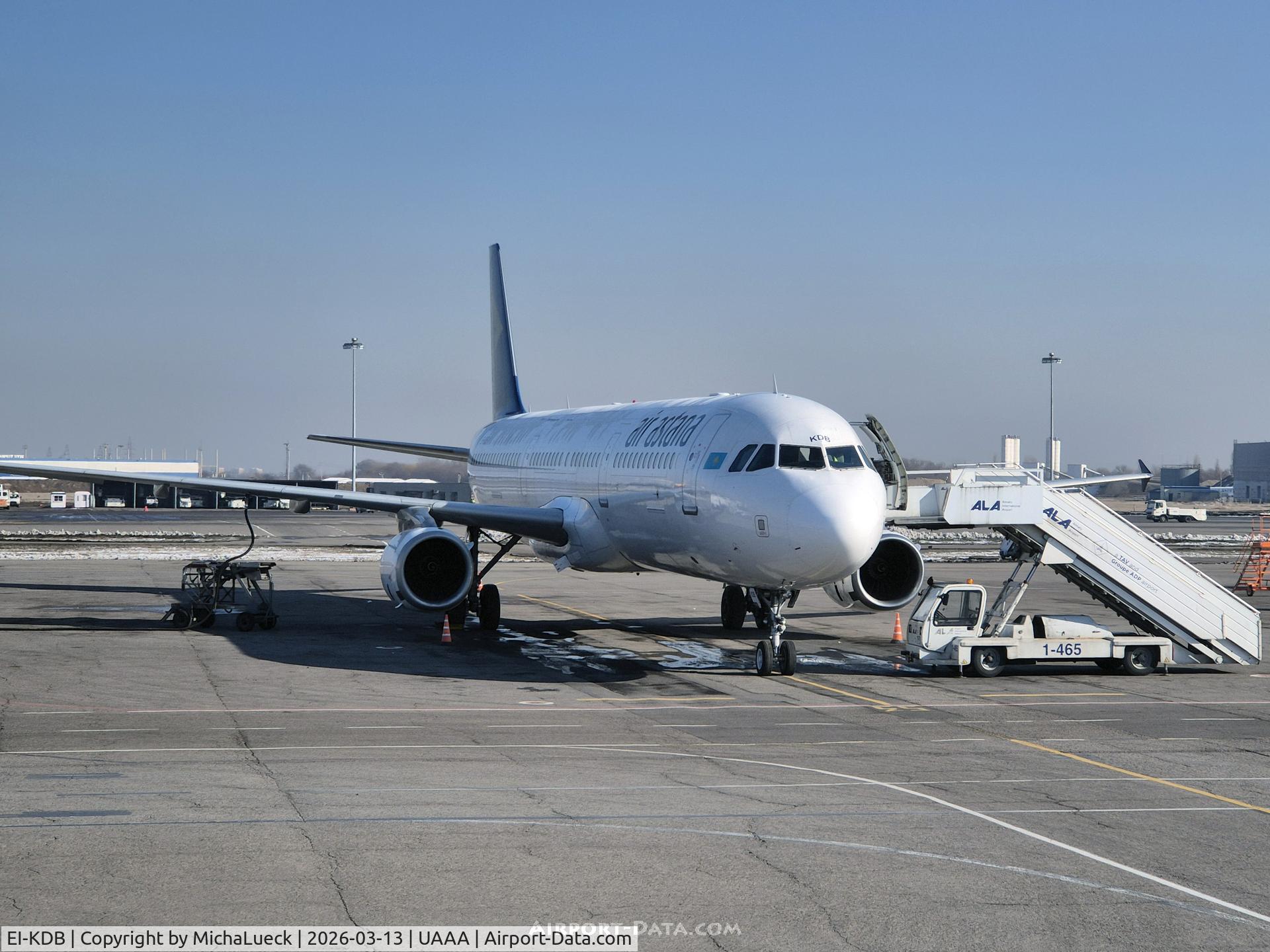 EI-KDB, 2012 Airbus 321-231 C/N 5404, At Almaty