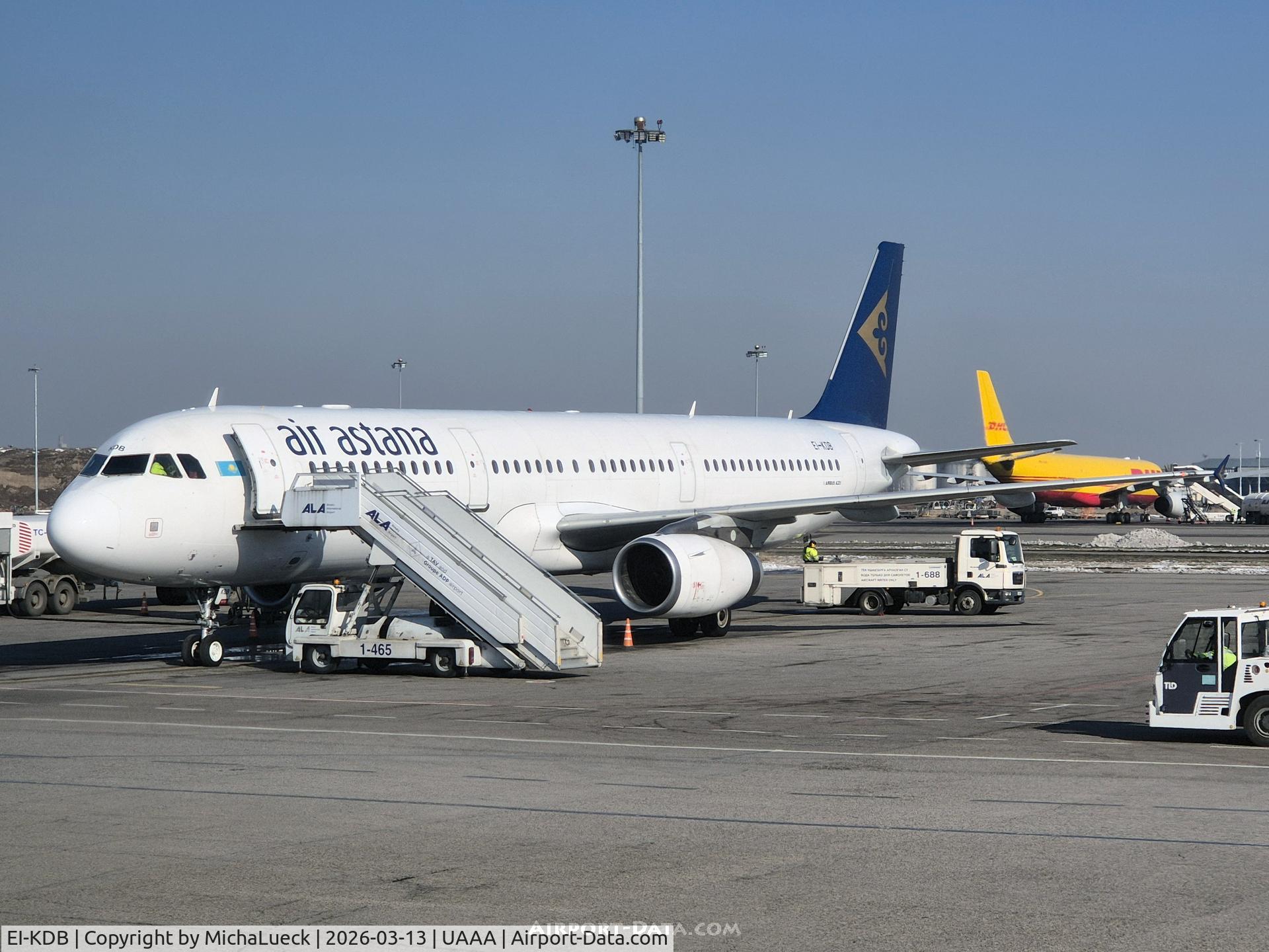 EI-KDB, 2012 Airbus 321-231 C/N 5404, At Almaty