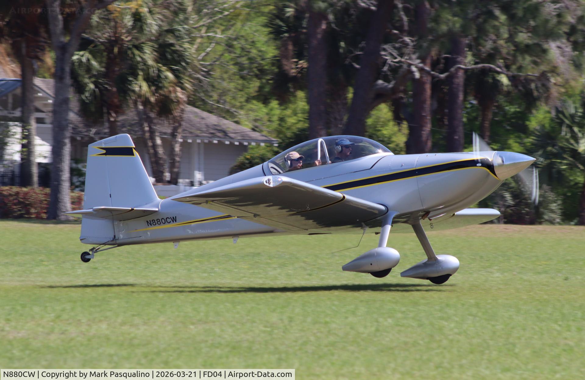 N880CW, 2024 Vans RV-8 C/N 82877, Vans RV-8