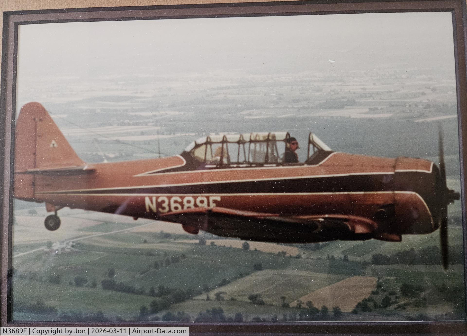 N3689F, 1958 North American AT-6D C/N 58-17082, This was my father's plane when I was just a little kid. I remember flying with him to Oshkosh air show. He loved to fly formation with his warbird friends.
