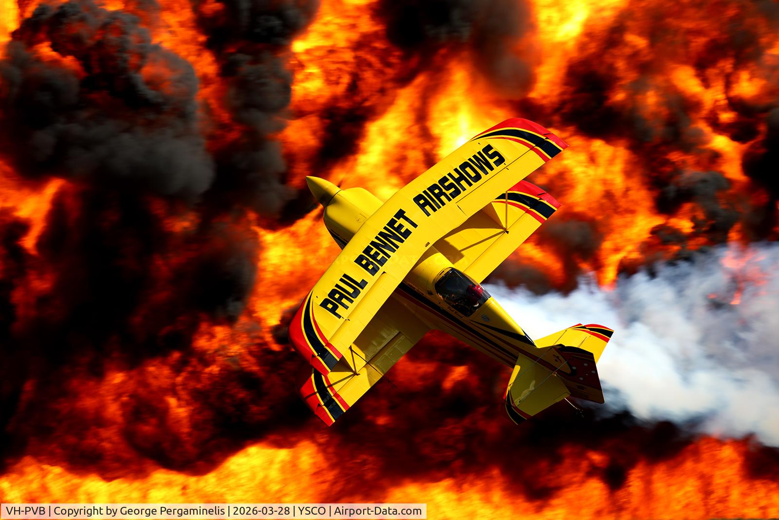 VH-PVB, 2008 Pitts S-1 Special C/N WPP-001, Warbirds Over Scone 2026.