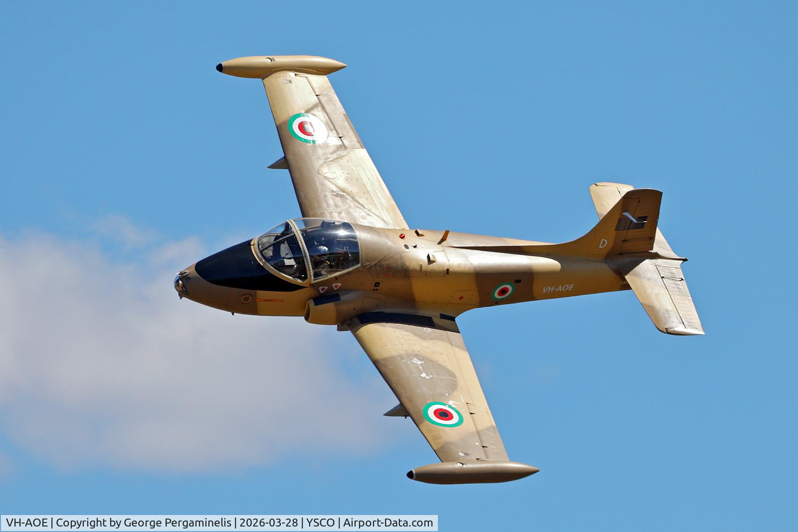 VH-AOE, 1976 BAC 167 Strikemaster Mk.80A C/N EEP/JP/4091, Warbirds Over Scone 2026.