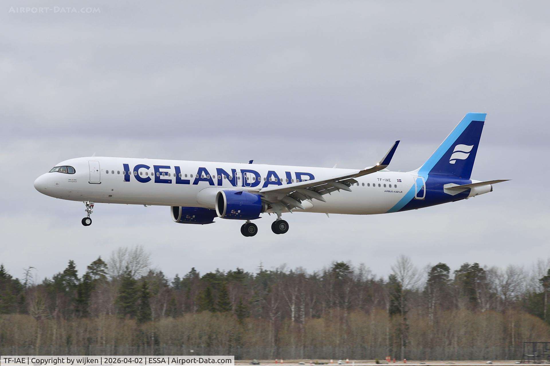 TF-IAE, 2026 Airbus A321-271NX/LR C/N 12969, Rwy 26