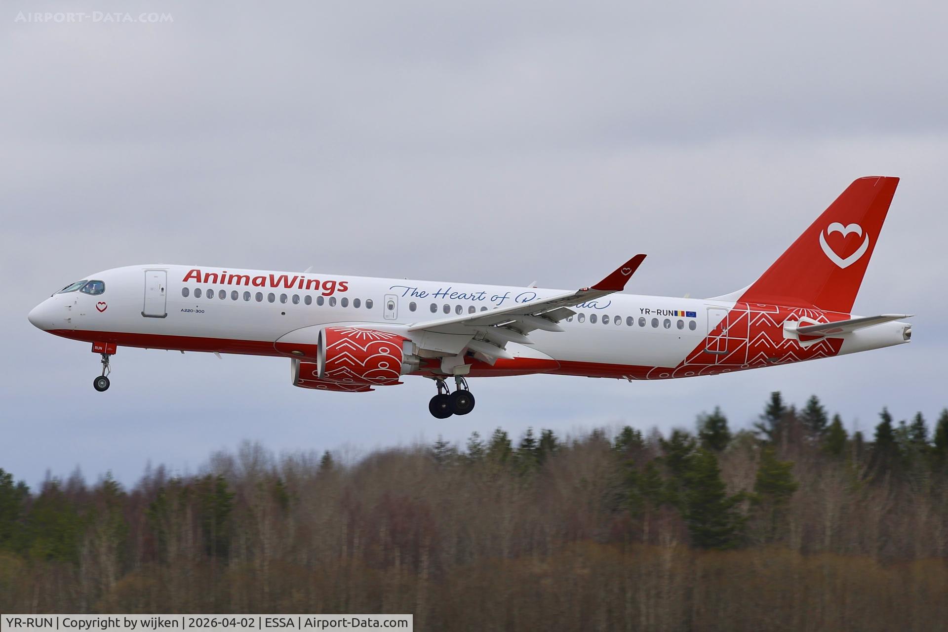 YR-RUN, 2026 Airbus A220-300 C/N 55430, Rwy 26