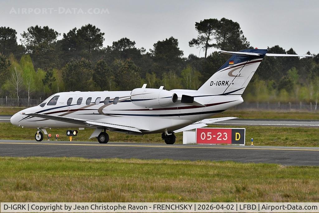 D-IGRK, 2004 Cessna 525A CitationJet CJ2 C/N 525A0220, Bordeaux (BOD) Caen (CFR) (DIGRK)