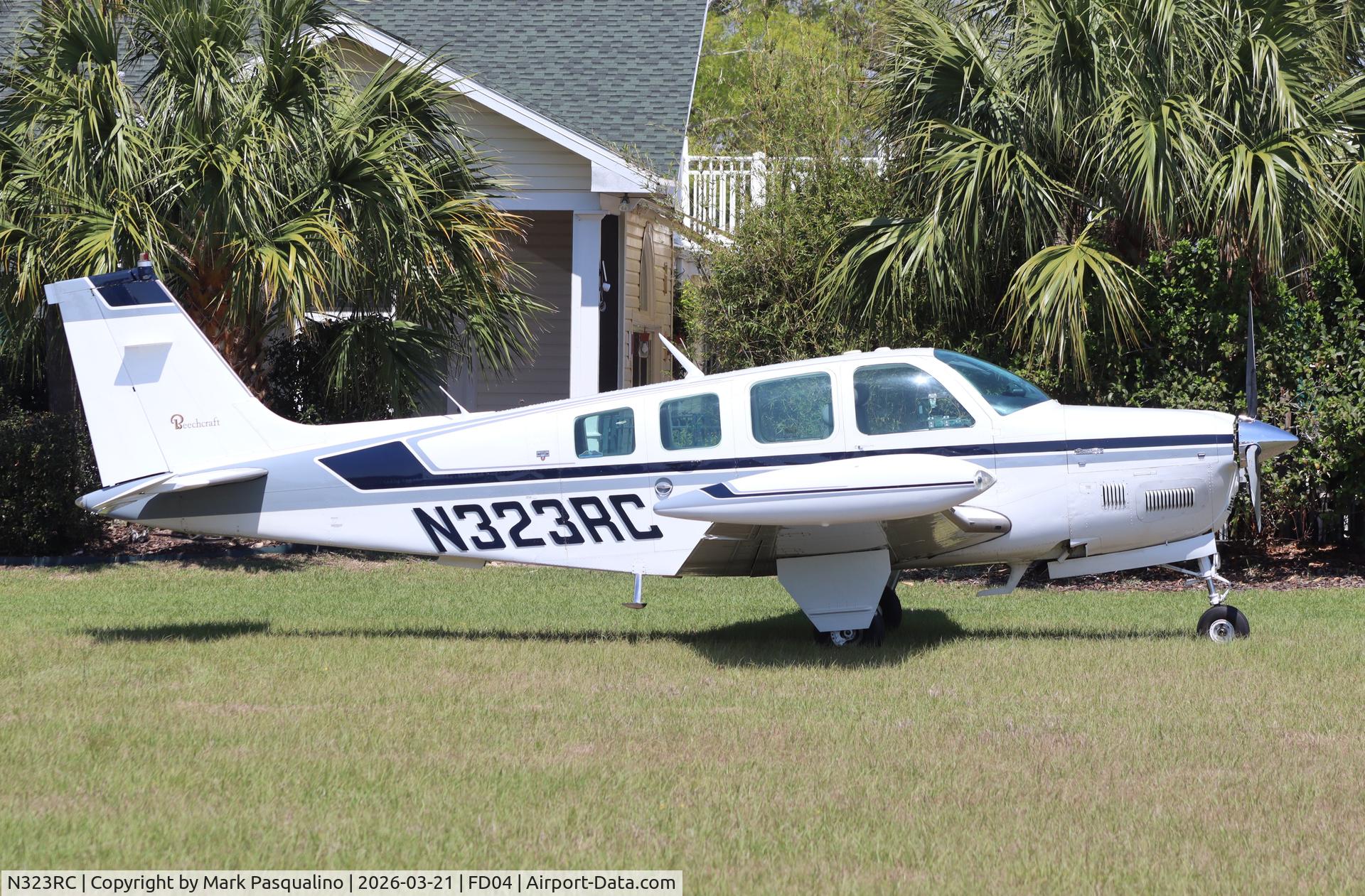 N323RC, 1980 Beech A36TC Bonanza 36 C/N EA-87, Beech A36TC