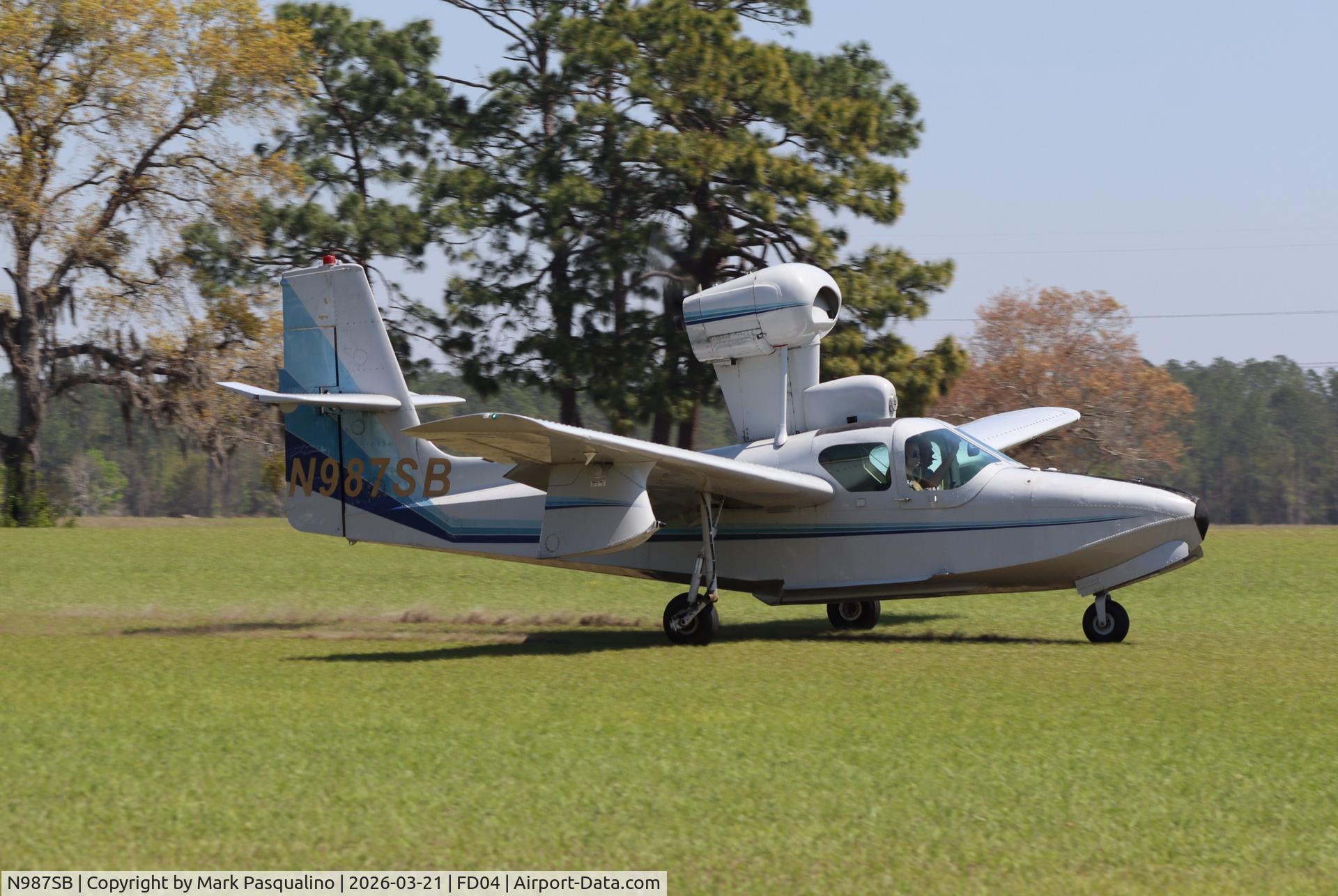 N987SB, 1973 Lake LA-4-200 Buccaneer Buccaneer C/N 568, Lake LA-4-200