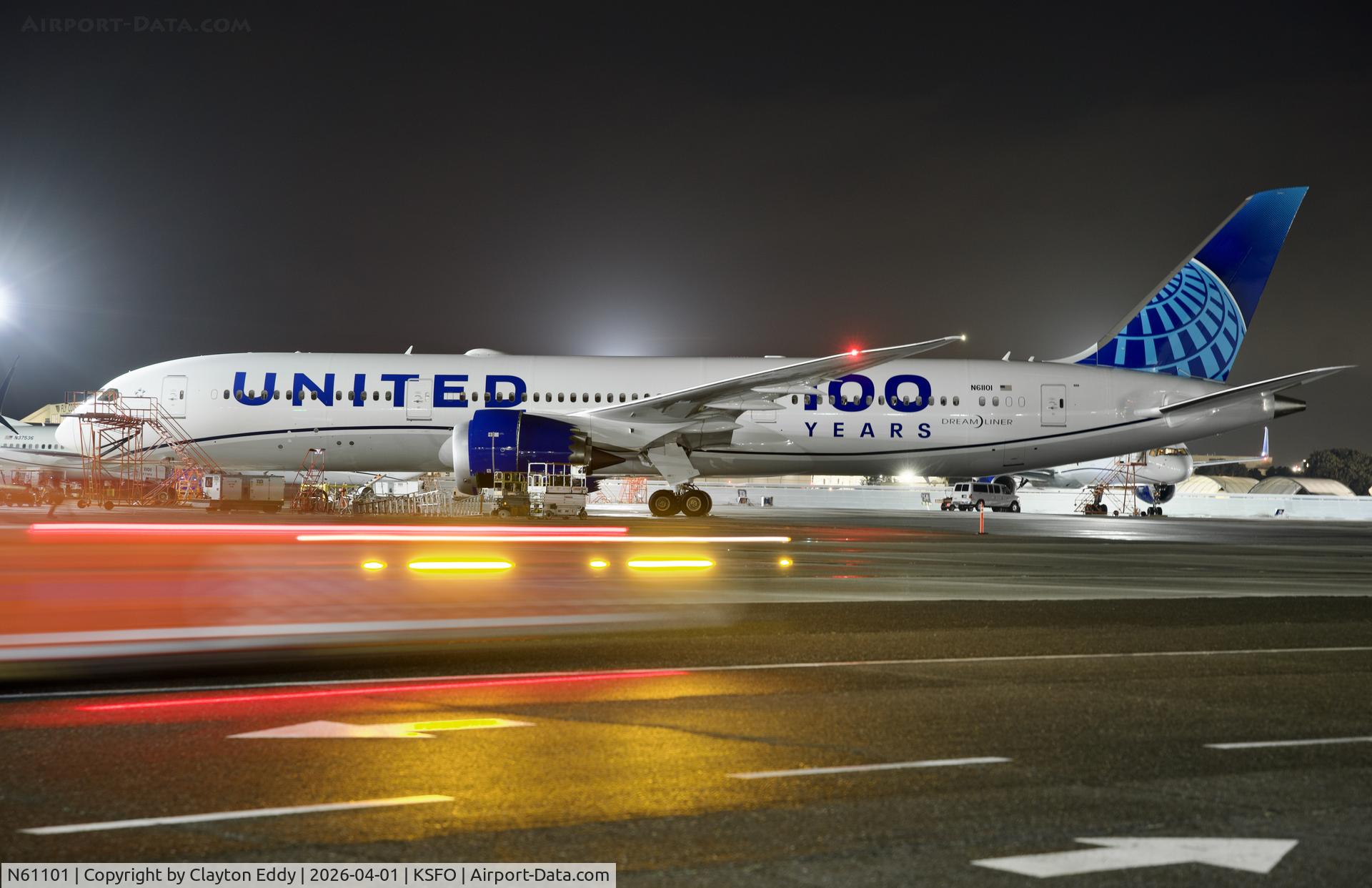 N61101, 2025 Boeing 787-9 Dreamliner Dreamliner C/N 68647, '100 Years' SFO 2026