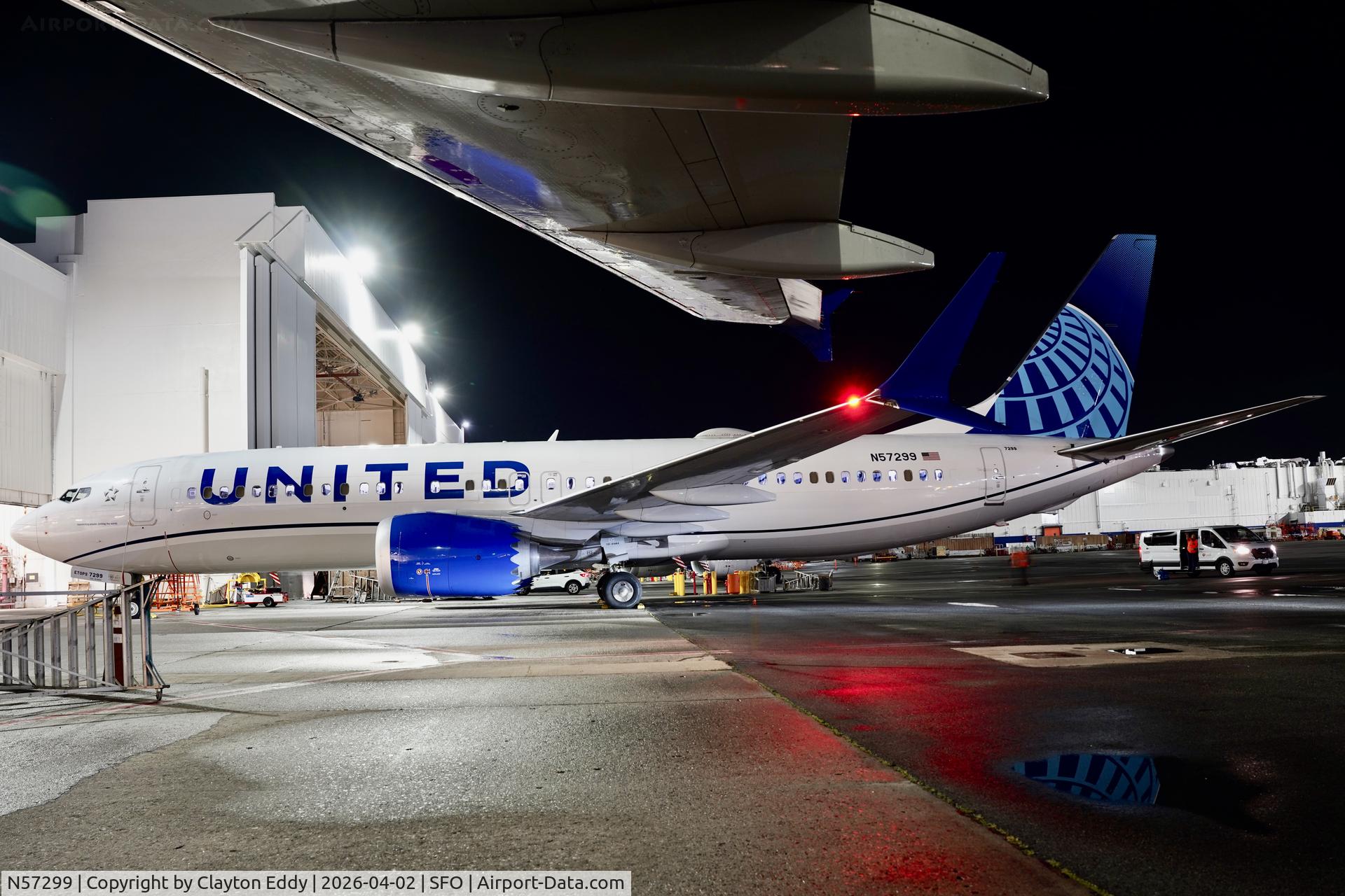 N57299, 2023 Boeing 737 MAX 8 C/N 67555, SFO 2026
