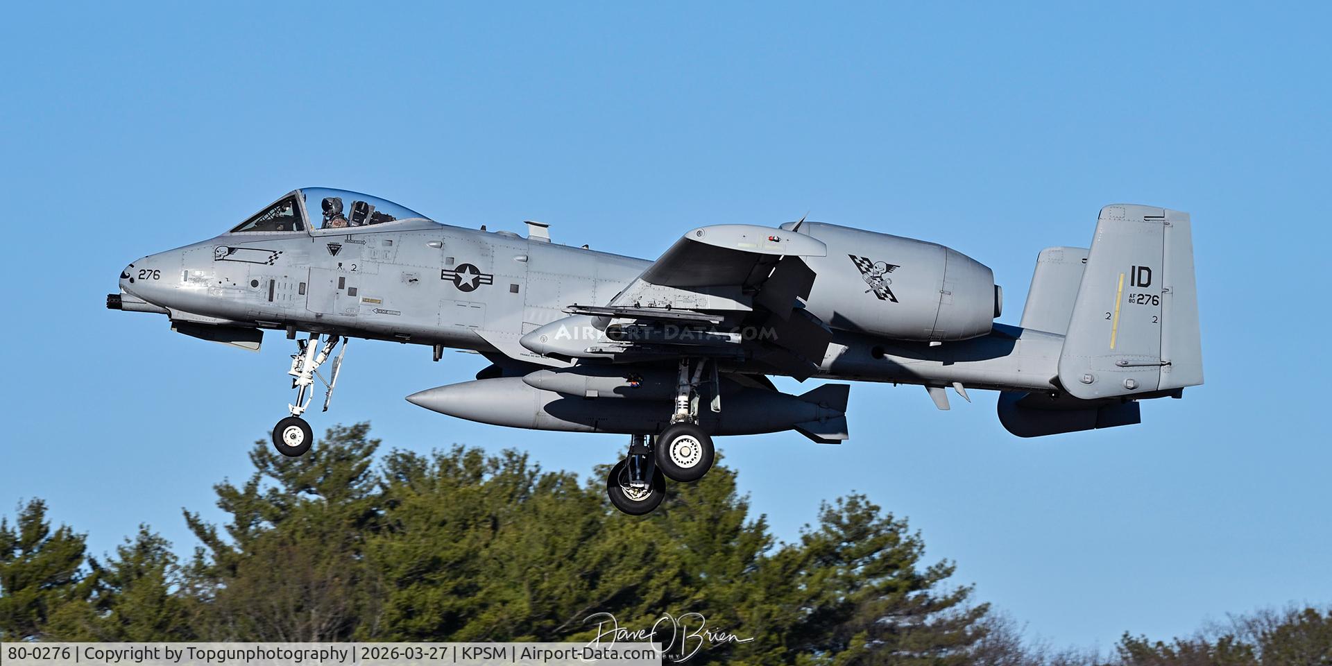 80-0276, 1980 Fairchild Republic A-10C Thunderbolt II C/N A10-0626, TABOR94