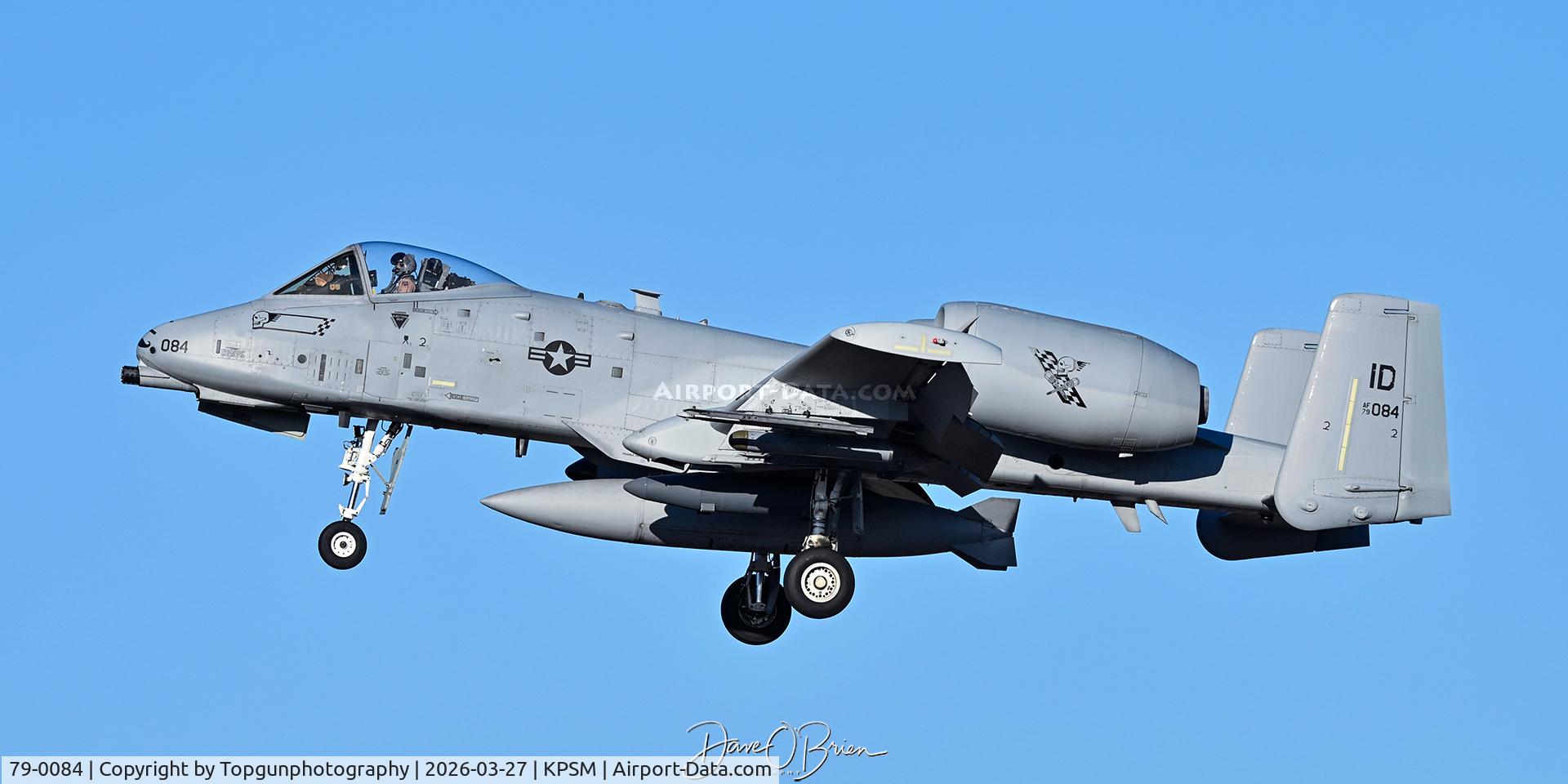 79-0084, 1979 Fairchild Republic A-10C Thunderbolt II C/N A10-0348, 190th FS	Gowen Field ANGB, ID