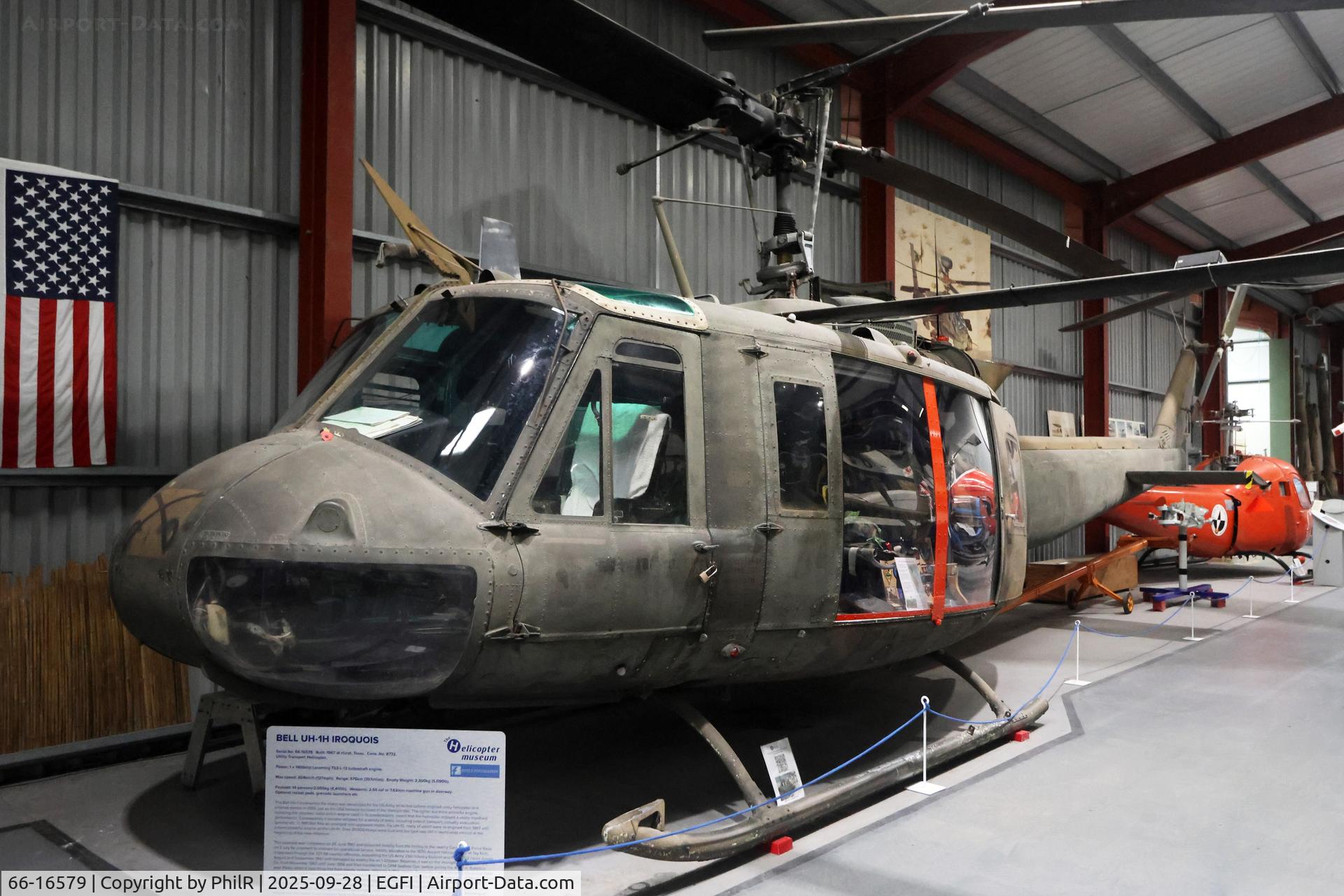 66-16579, 1967 Bell UH-1H Iroquois C/N 8773, 66-16579 1967 Bell UH-1H Iroquois US Army Helicopter Museum Weston-super-Mare 